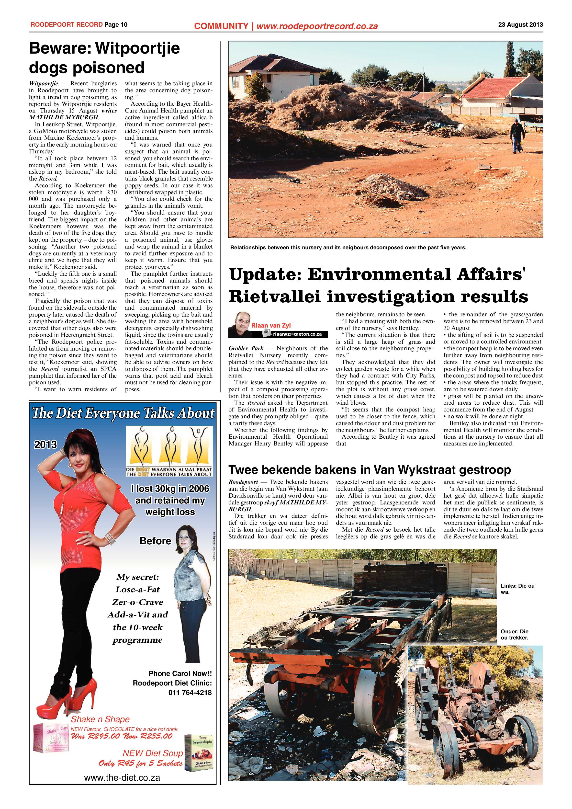 Roodepoort Record 23 August 2013 page 10