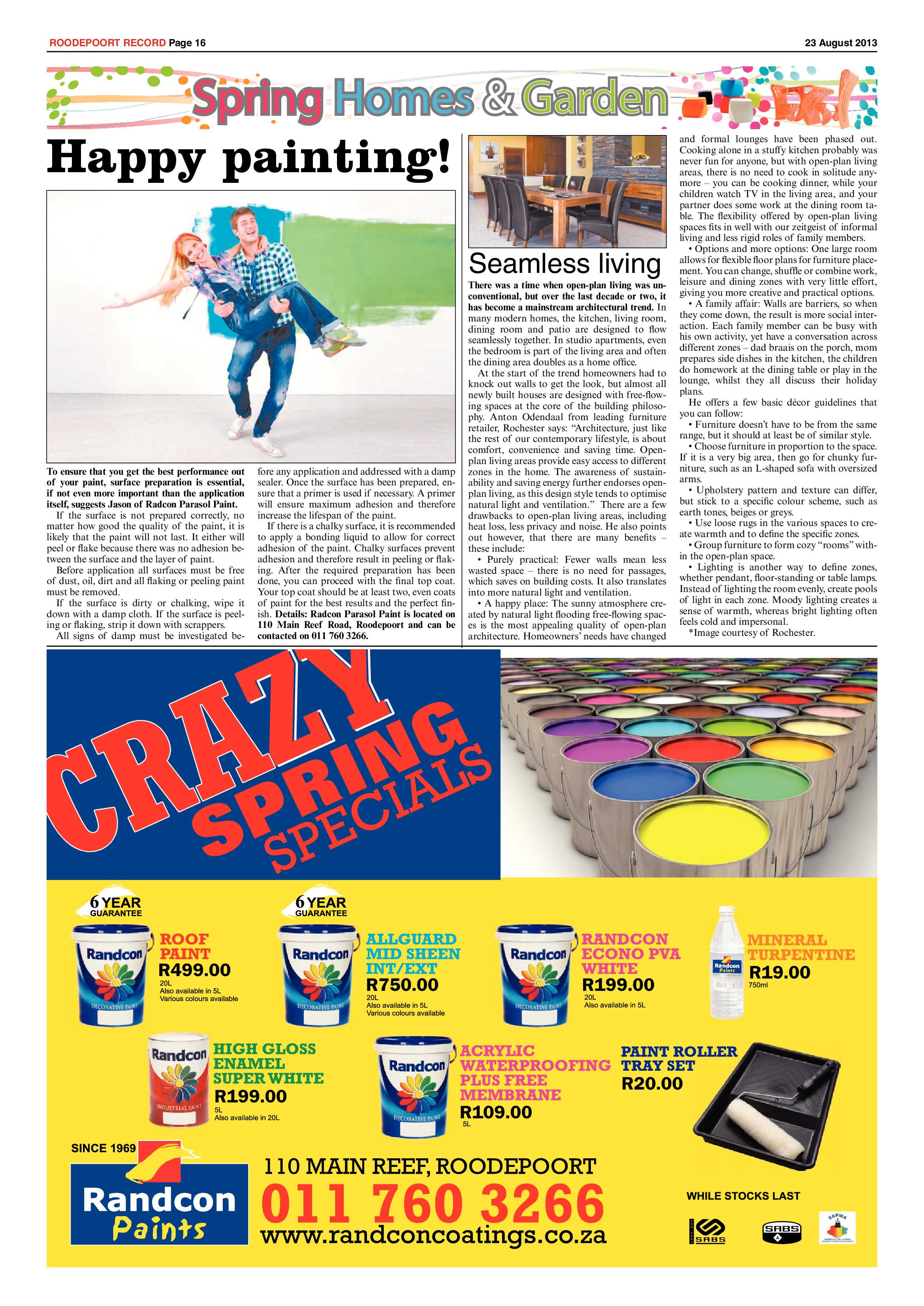 Roodepoort Record 23 August 2013 page 16