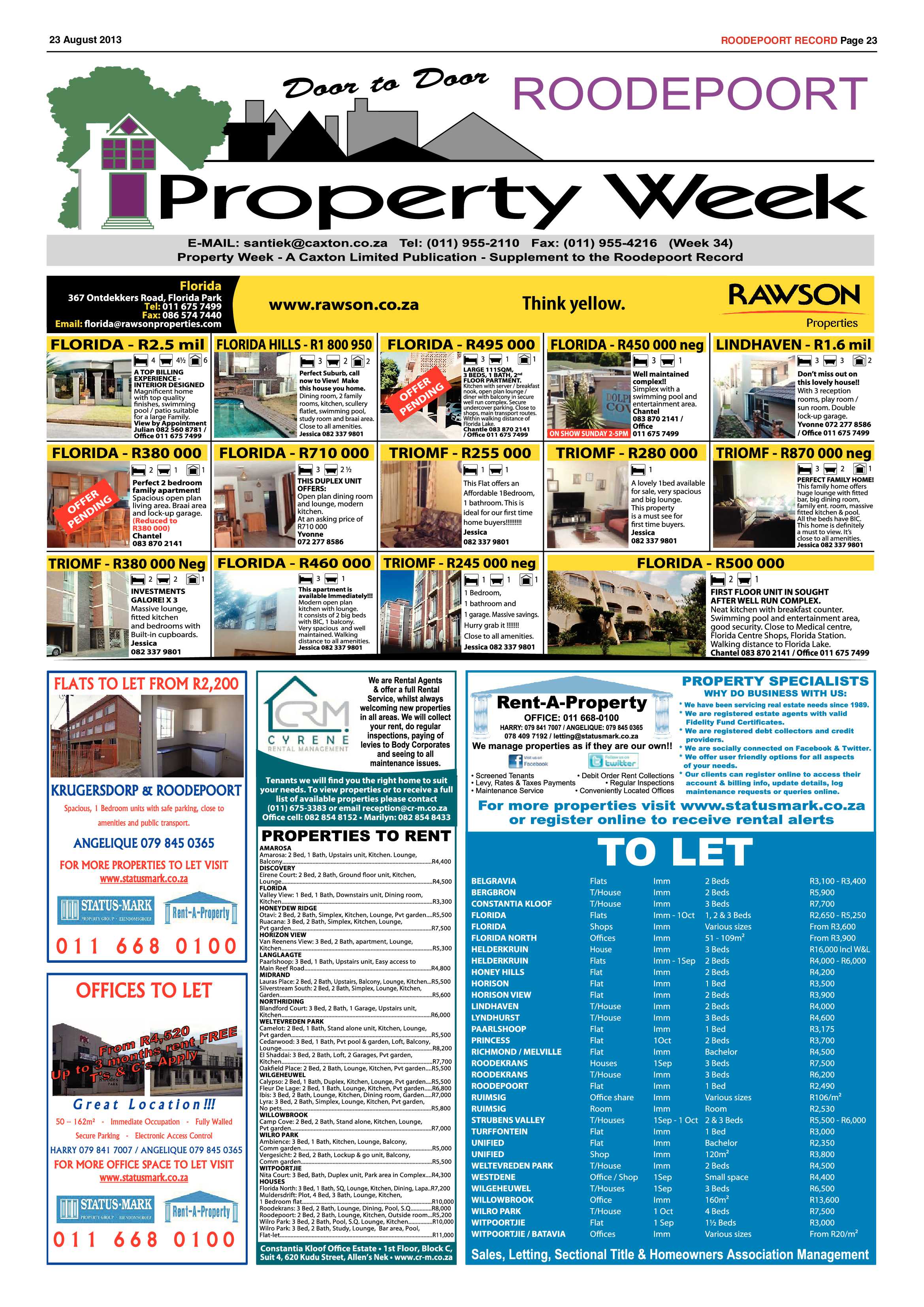 Roodepoort Record 23 August 2013 page 23