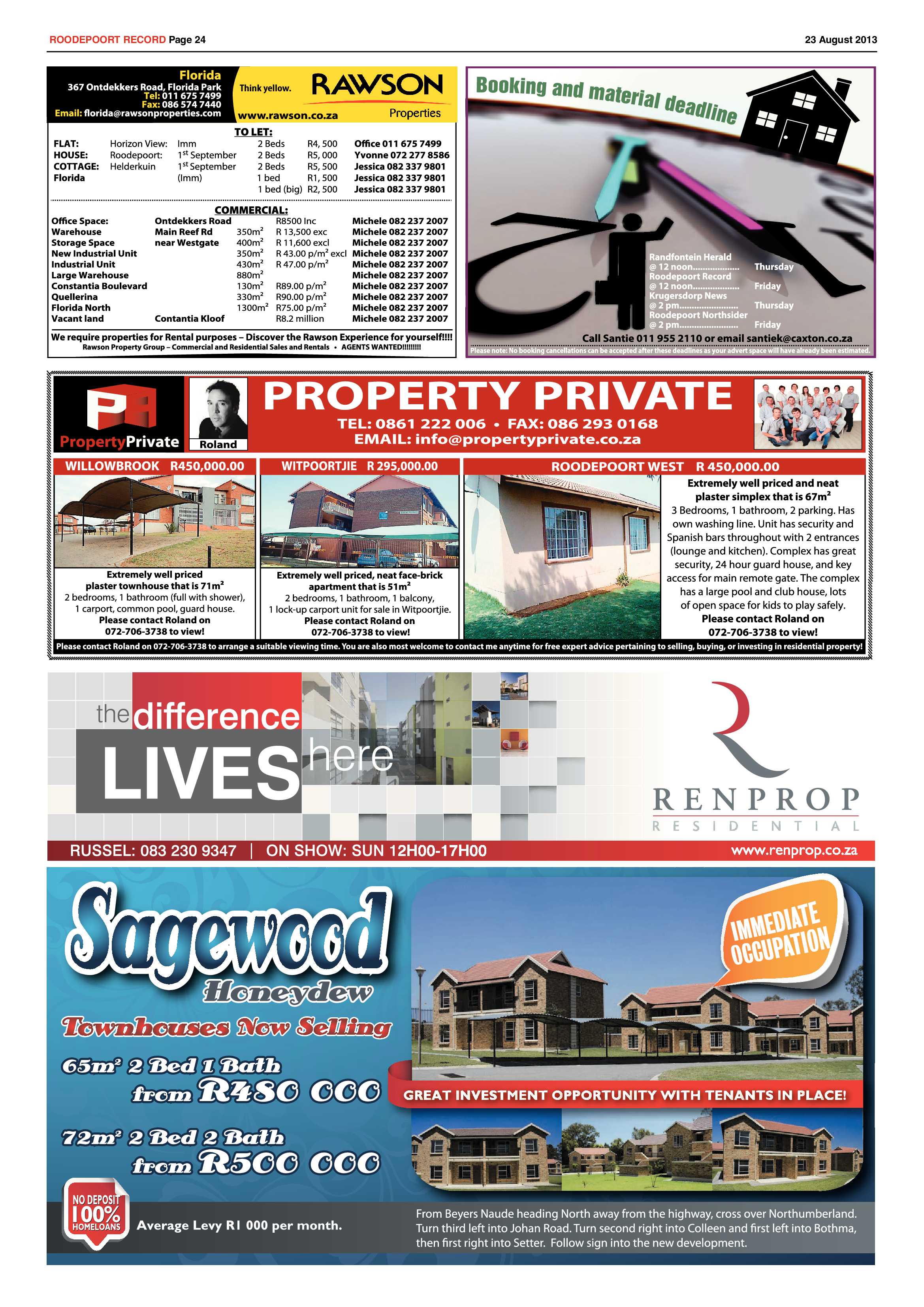 Roodepoort Record 23 August 2013 page 24