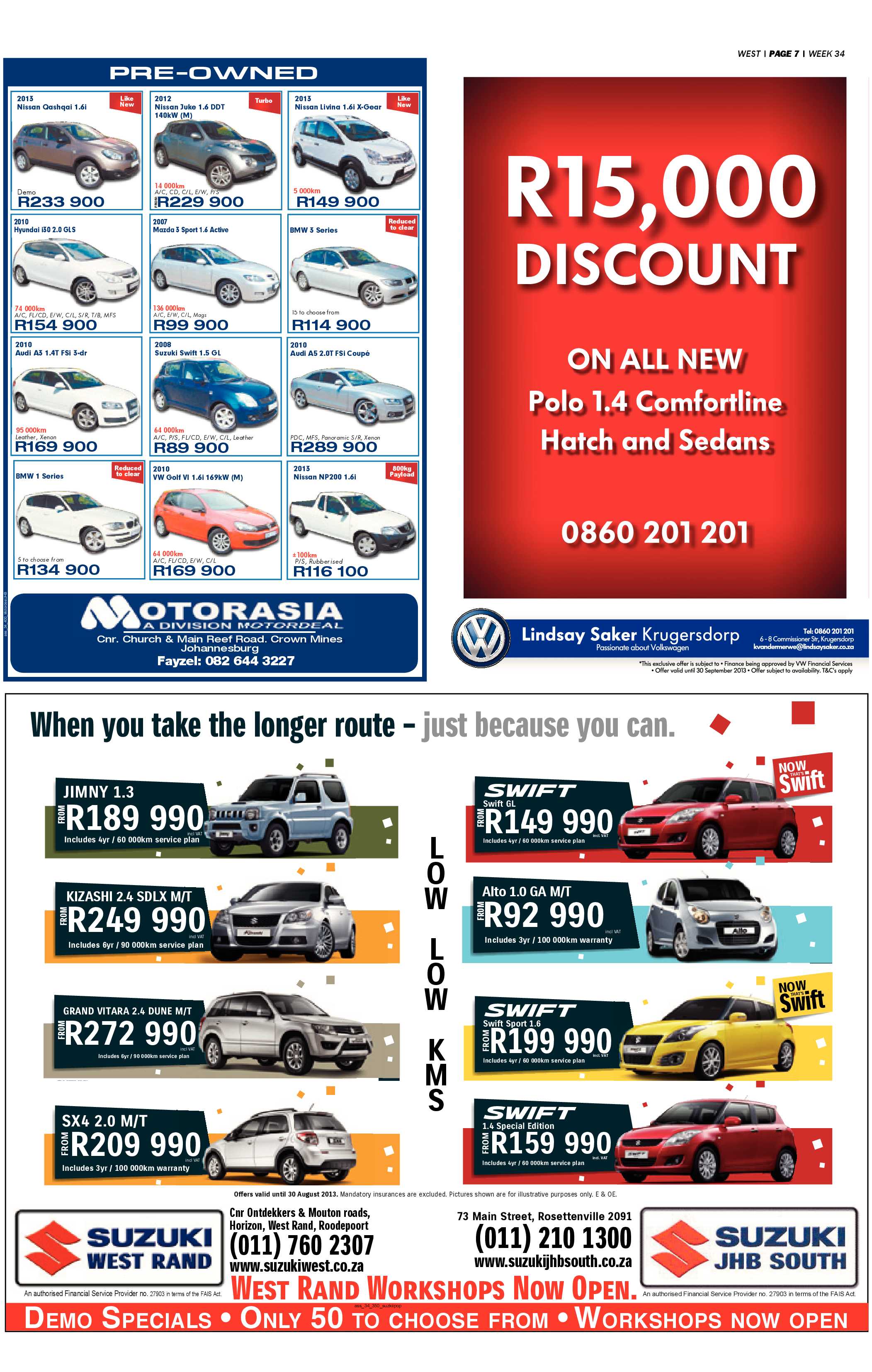 Roodepoort Record 23 August 2013 page 39