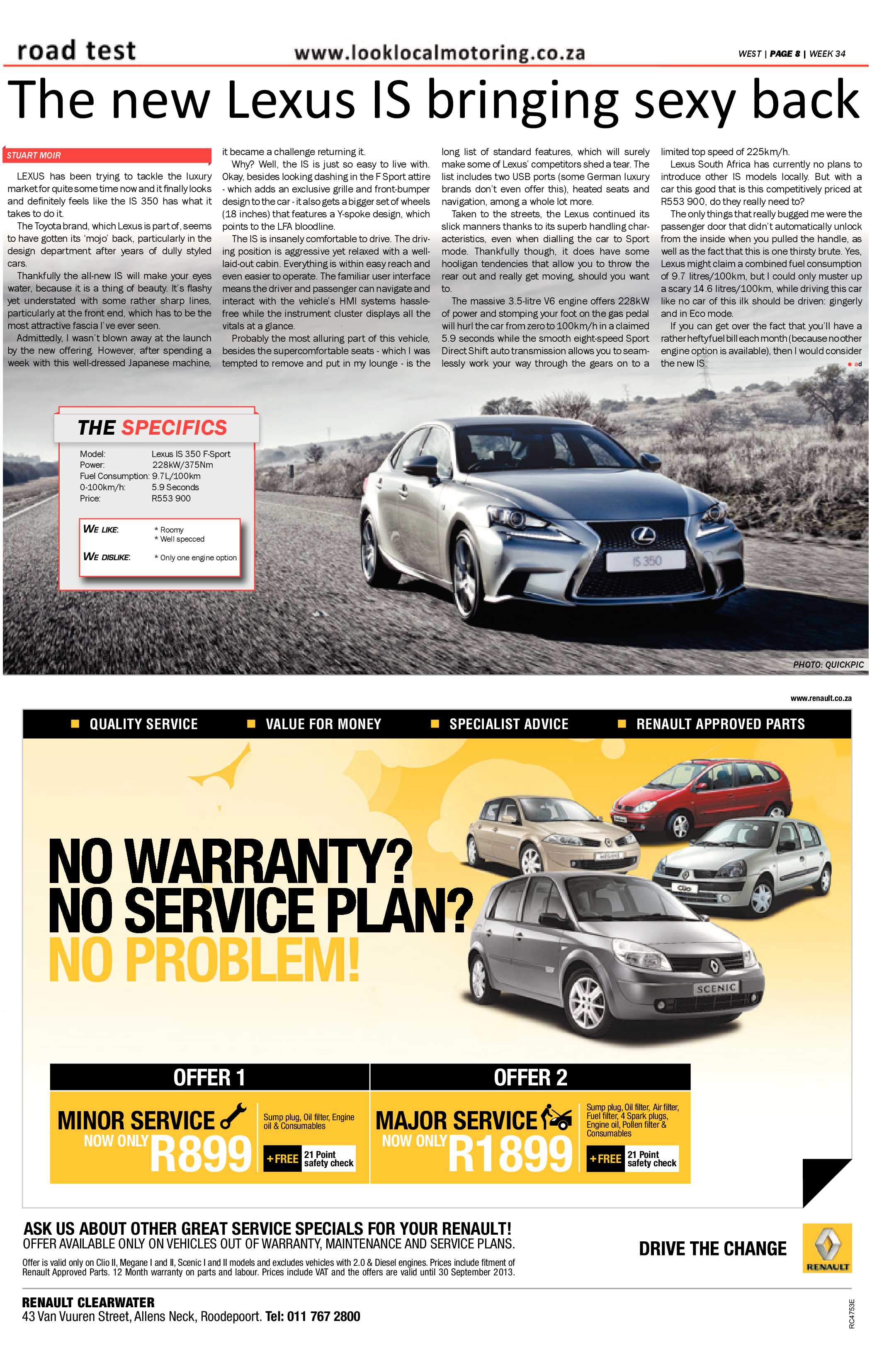 Roodepoort Record 23 August 2013 page 40