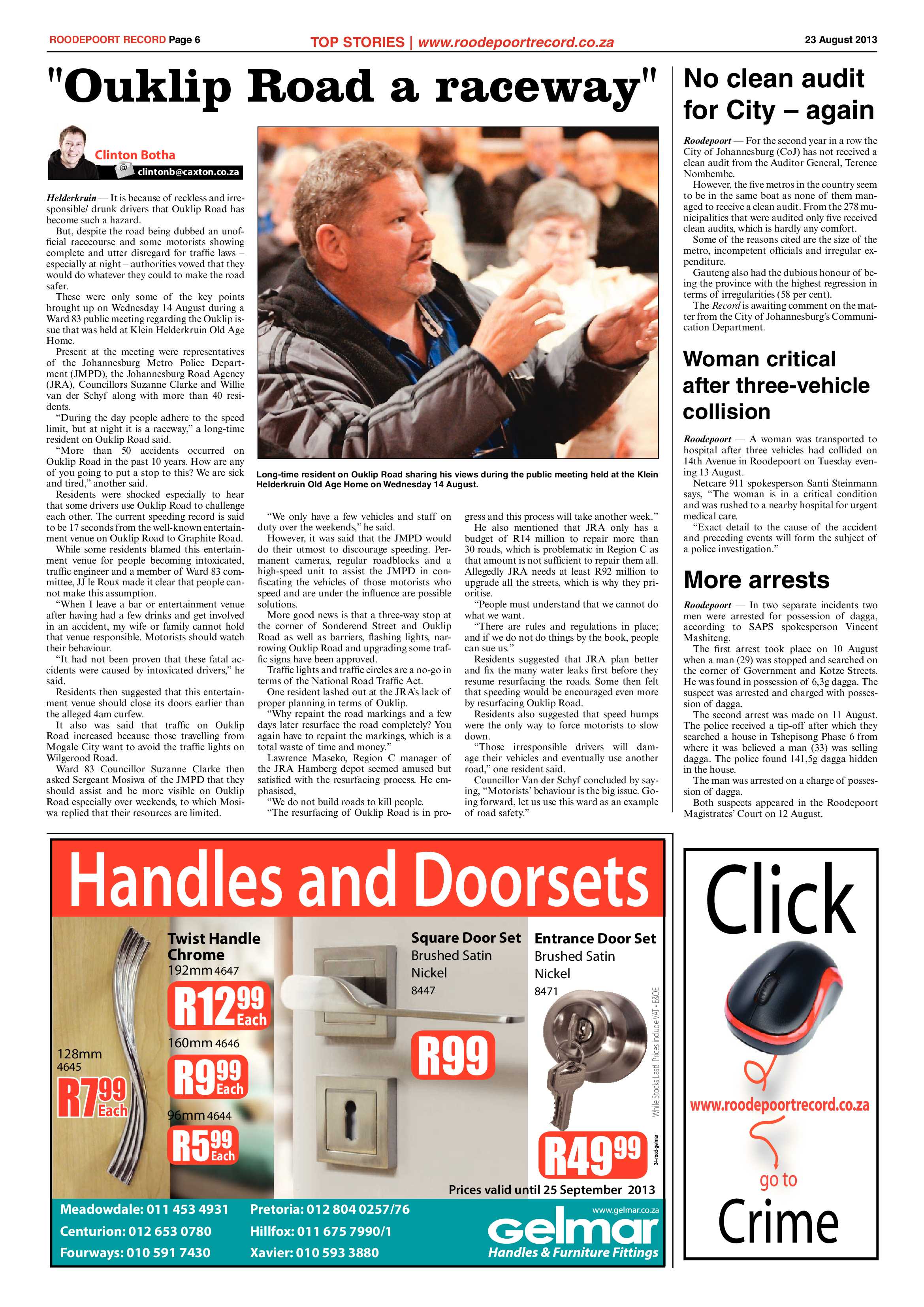 Roodepoort Record 23 August 2013 page 6