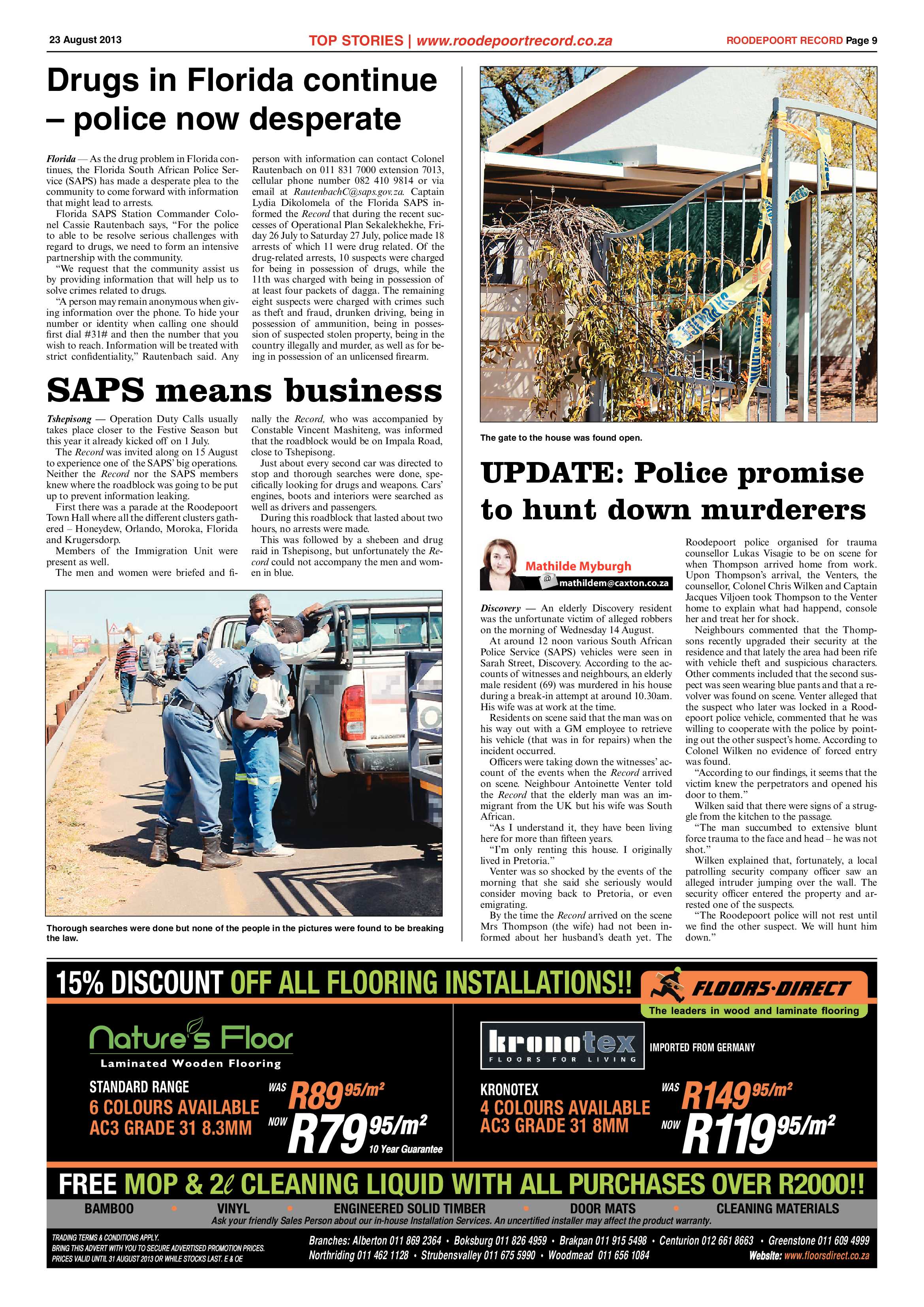 Roodepoort Record 23 August 2013 page 9