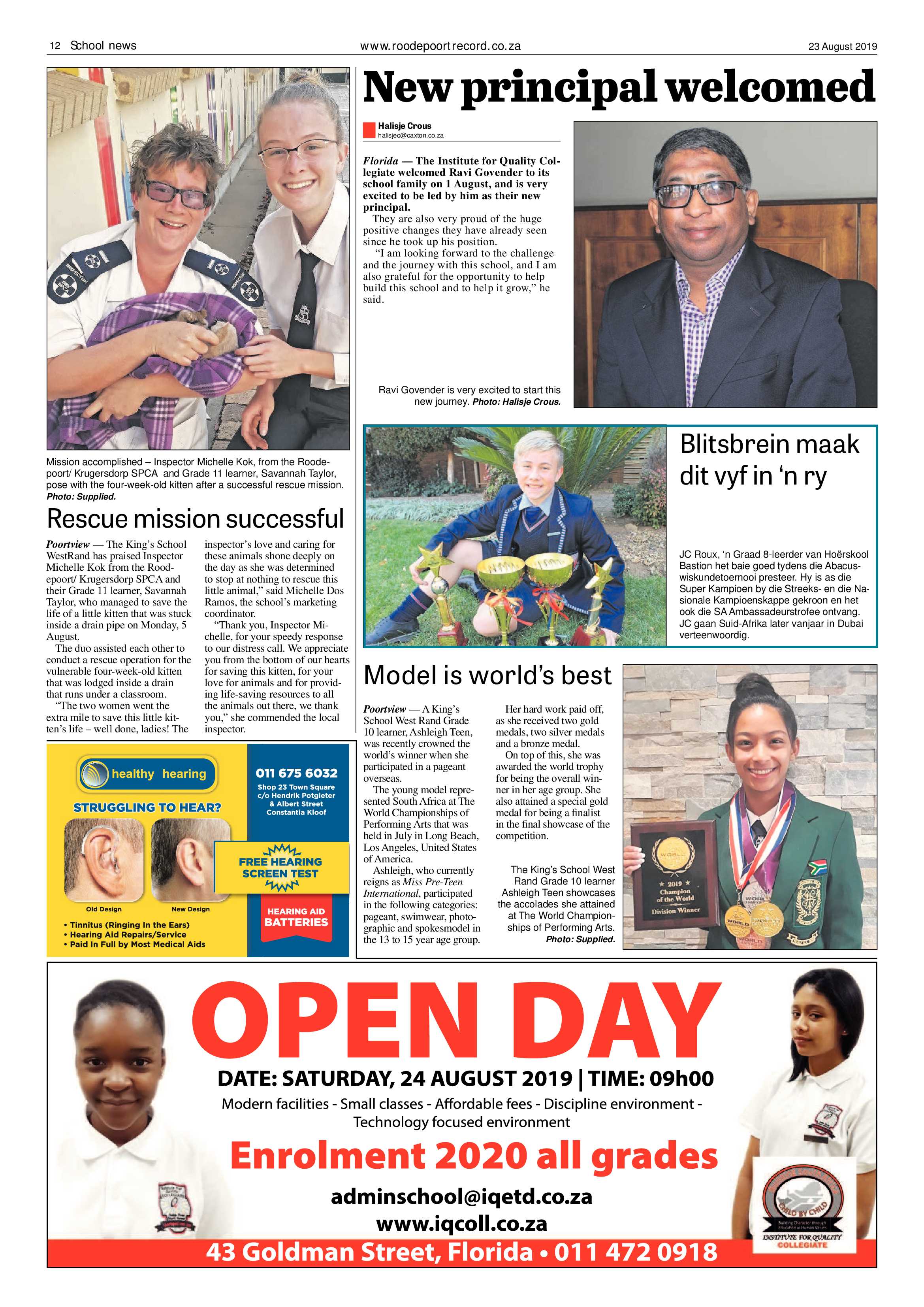 Roodepoort Record 23 August 2019 page 12
