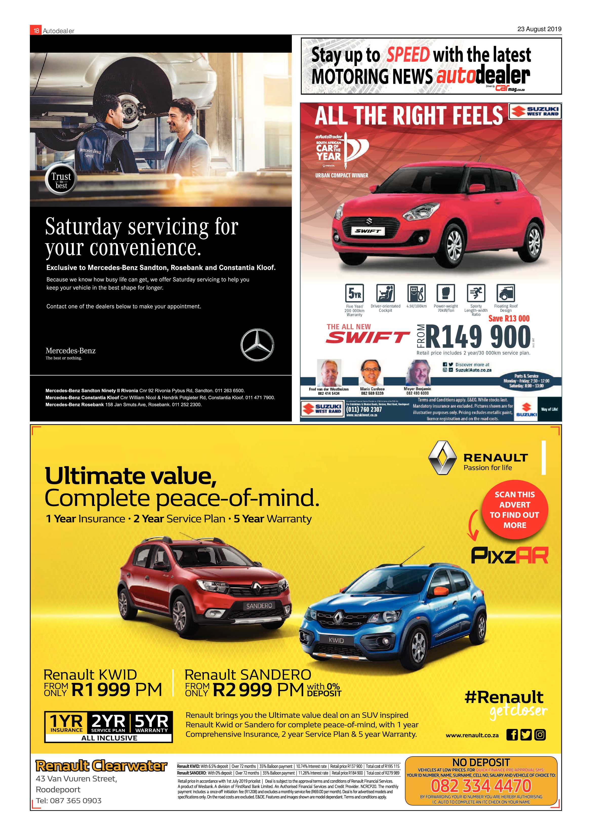 Roodepoort Record 23 August 2019 page 18