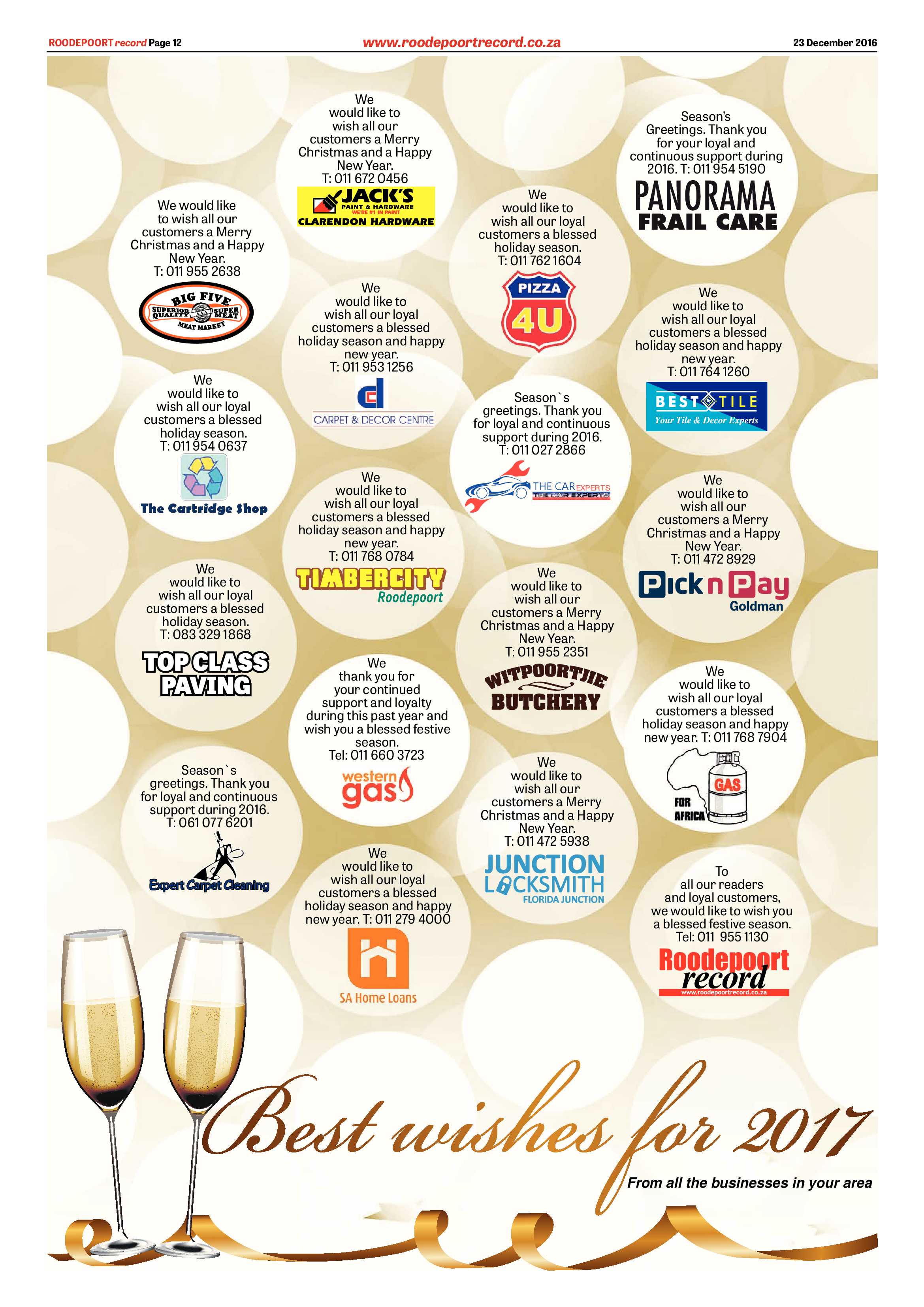 Roodepoort Record 23 December 2016 page 12