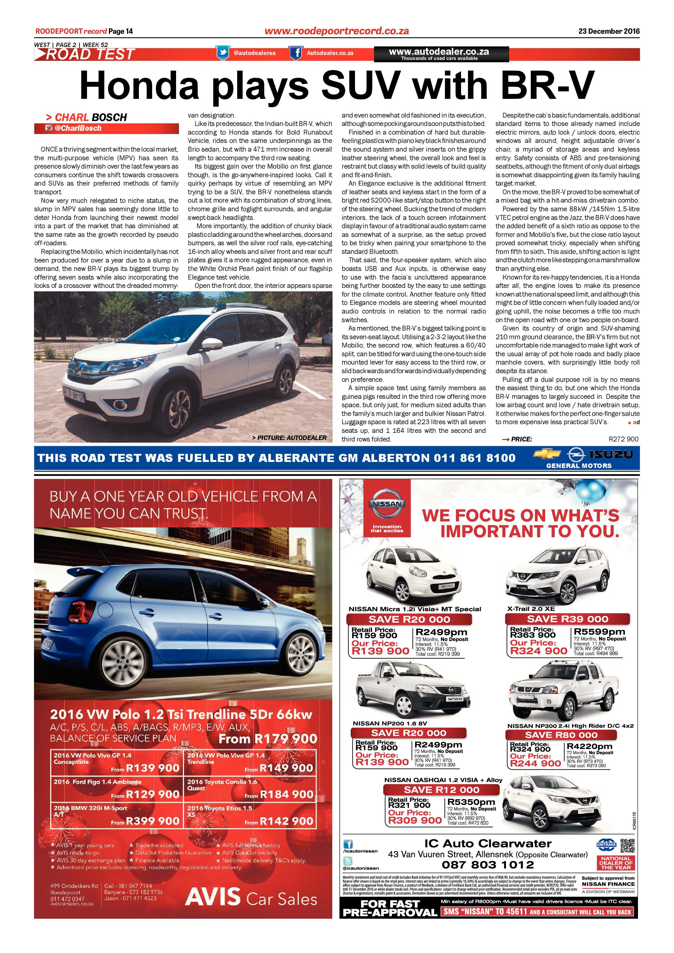 Roodepoort Record 23 December 2016 page 14