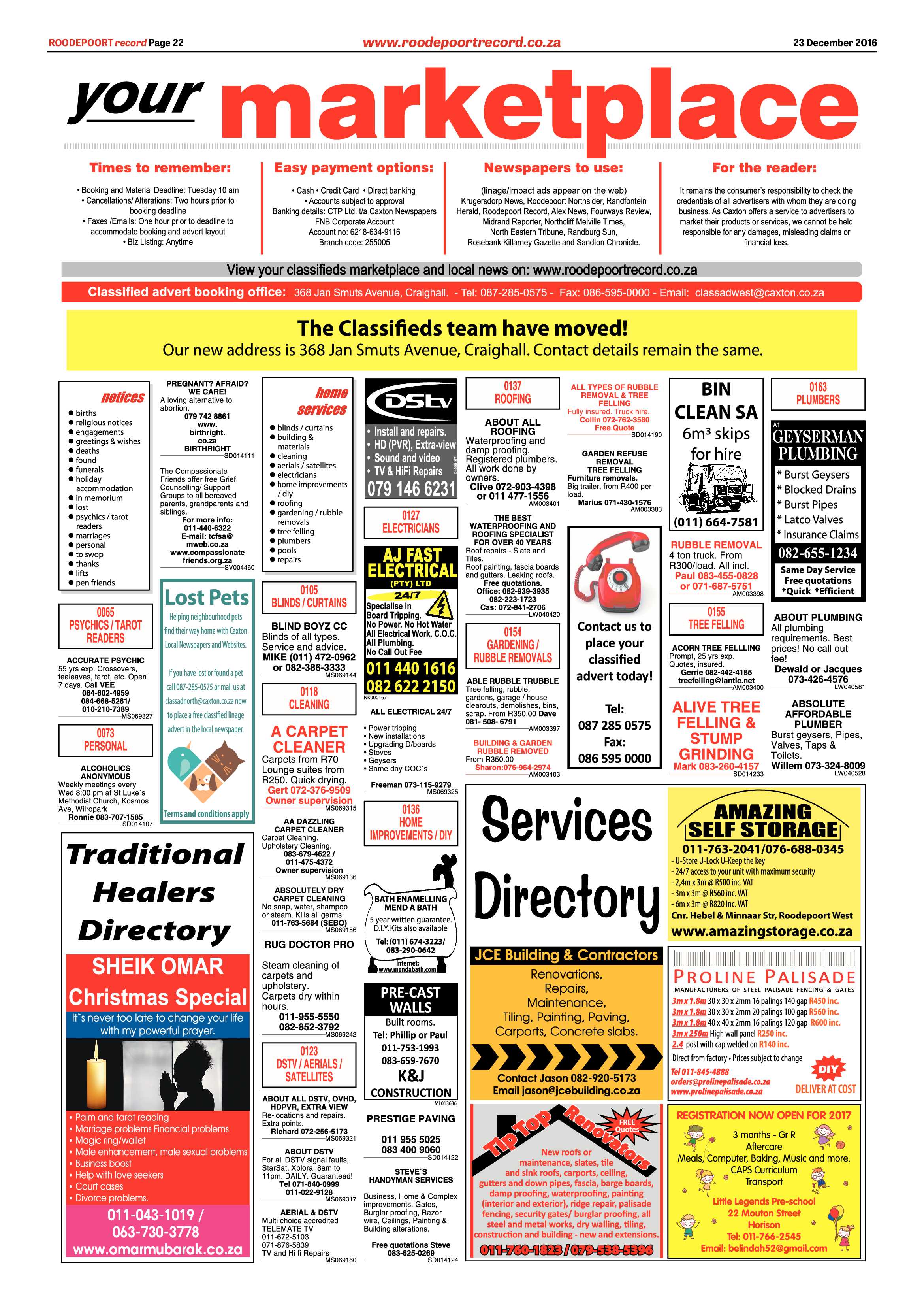 Roodepoort Record 23 December 2016 page 22