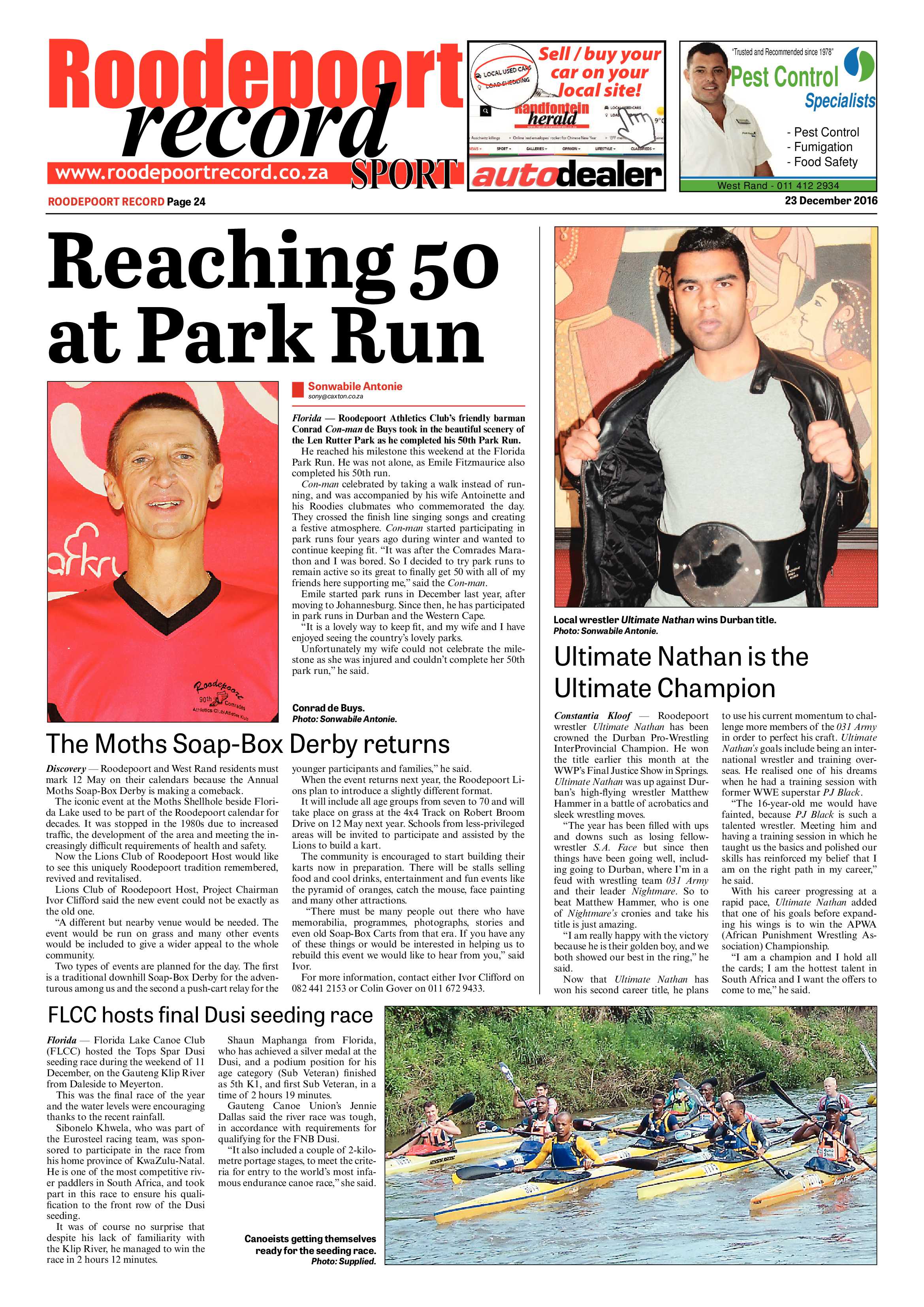 Roodepoort Record 23 December 2016 page 24