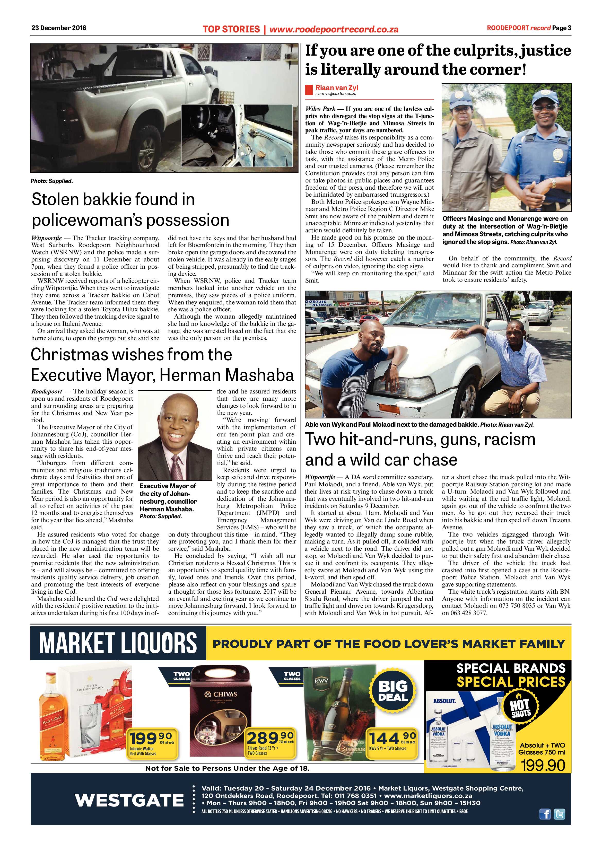Roodepoort Record 23 December 2016 page 3