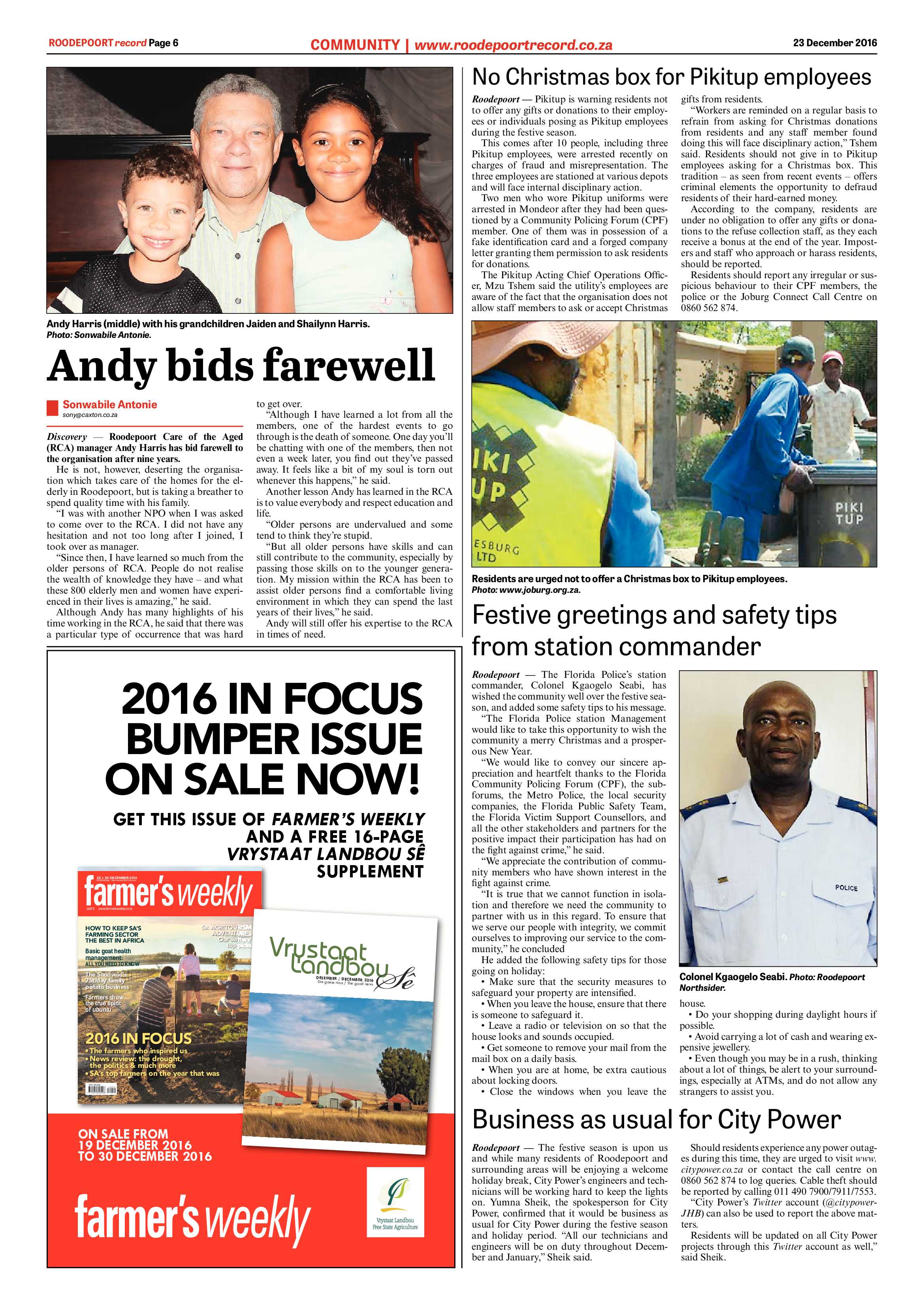 Roodepoort Record 23 December 2016 page 6