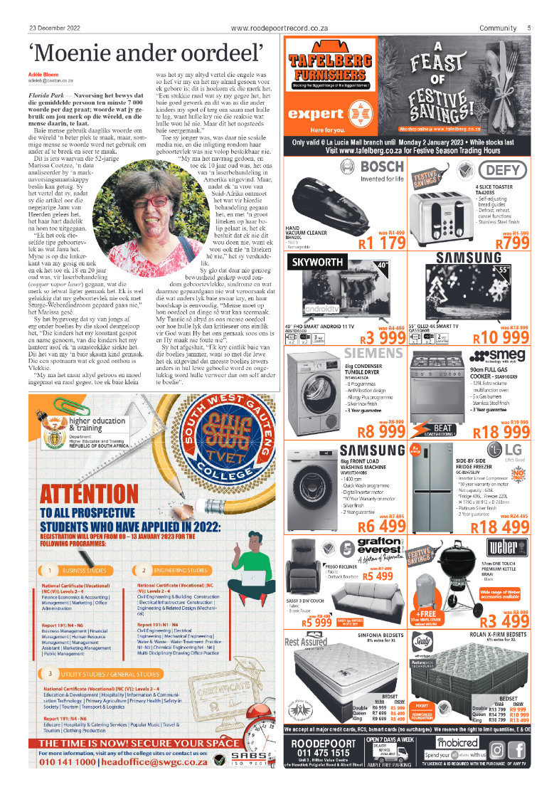 Roodepoort Record 23 December 2022 page 5