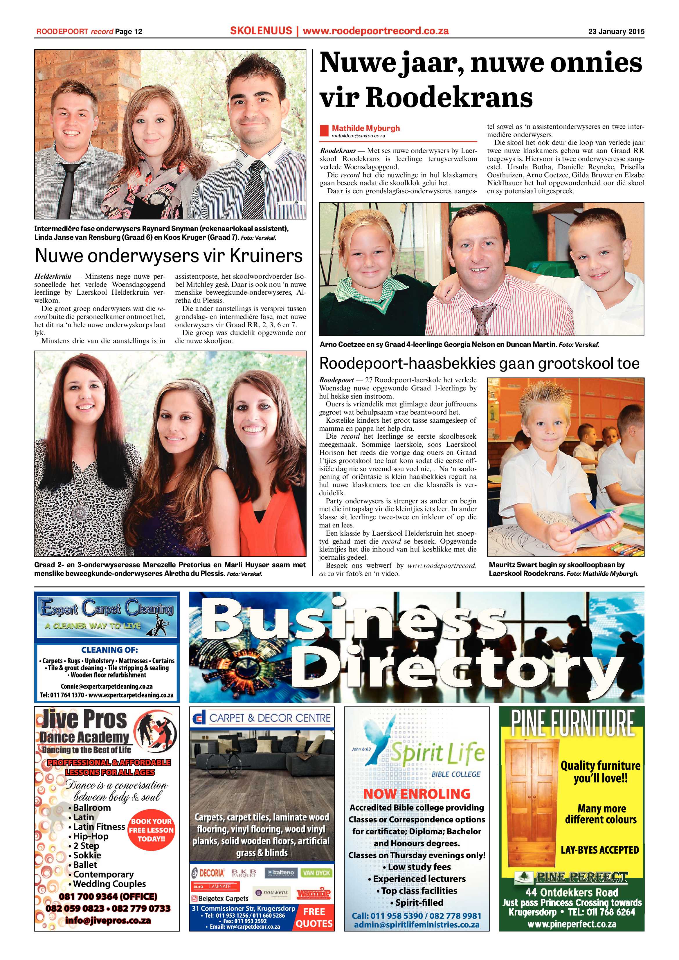 Roodepoort Record 23 January 2015 page 12