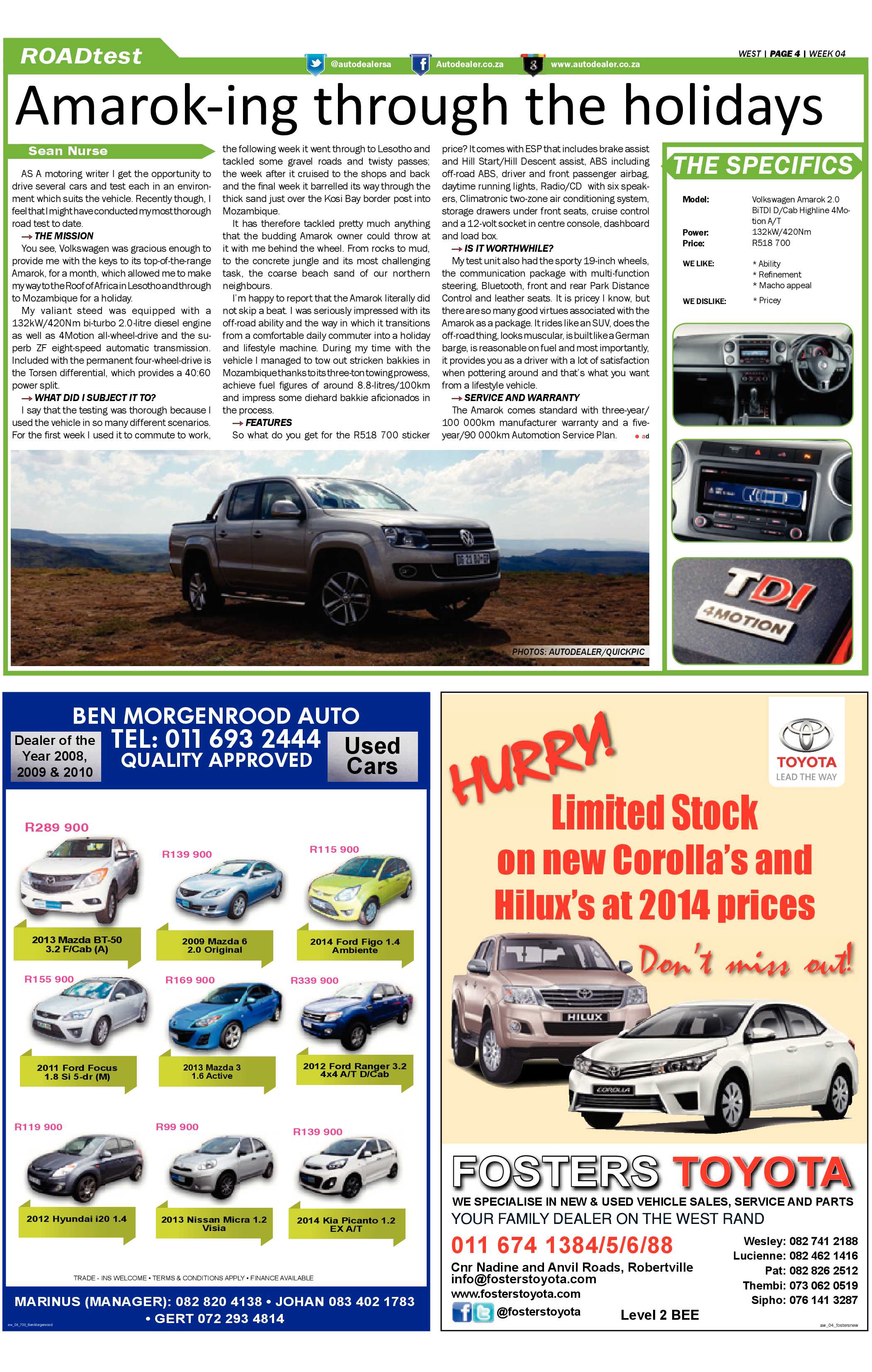 Roodepoort Record 23 January 2015 page 28