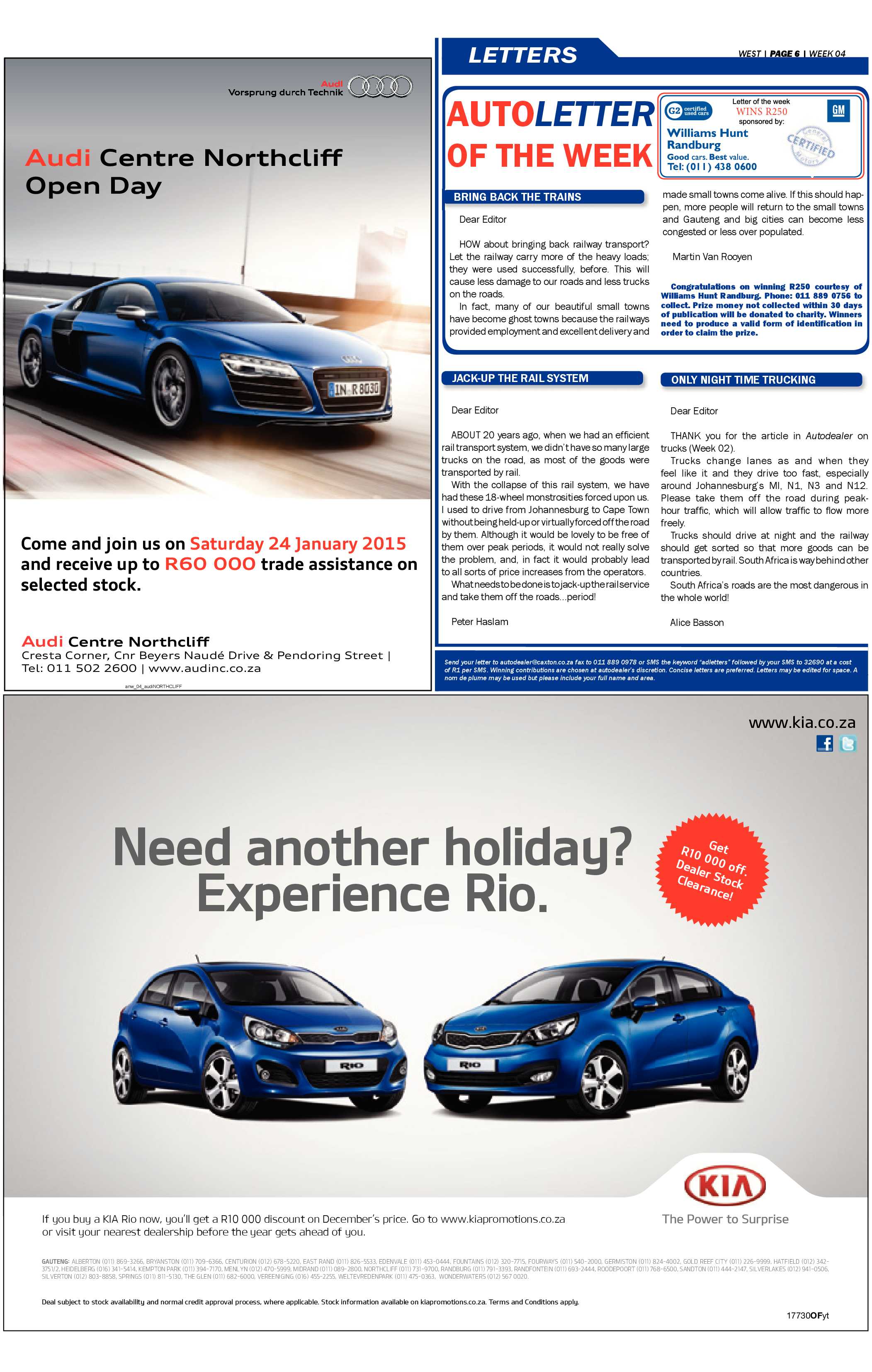 Roodepoort Record 23 January 2015 page 30