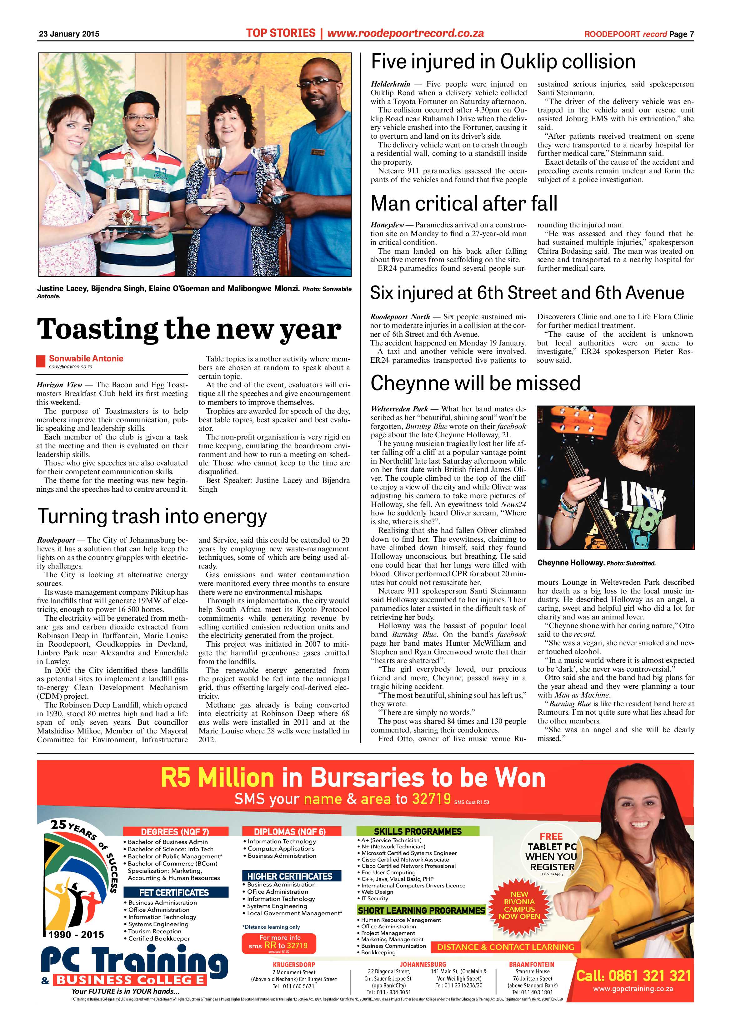 Roodepoort Record 23 January 2015 page 7