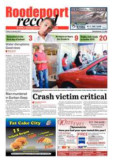 Roodepoort Record 23 January 2015