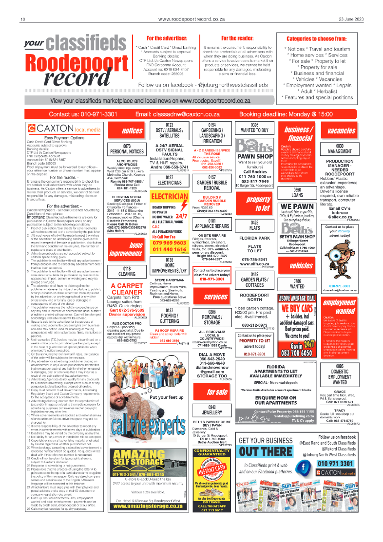 Roodepoort Record 23 May 2023 page 10