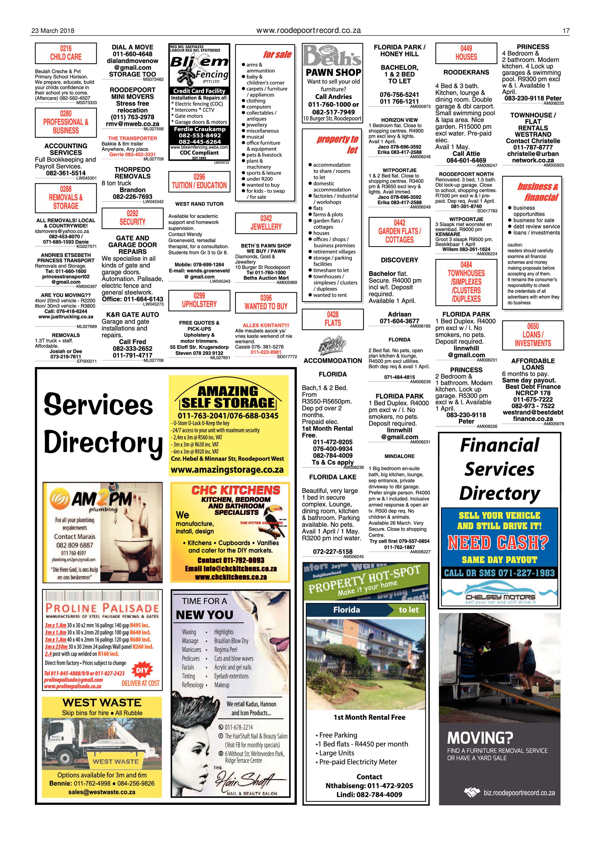 Roodepoort Record 23 March 2018 page 17
