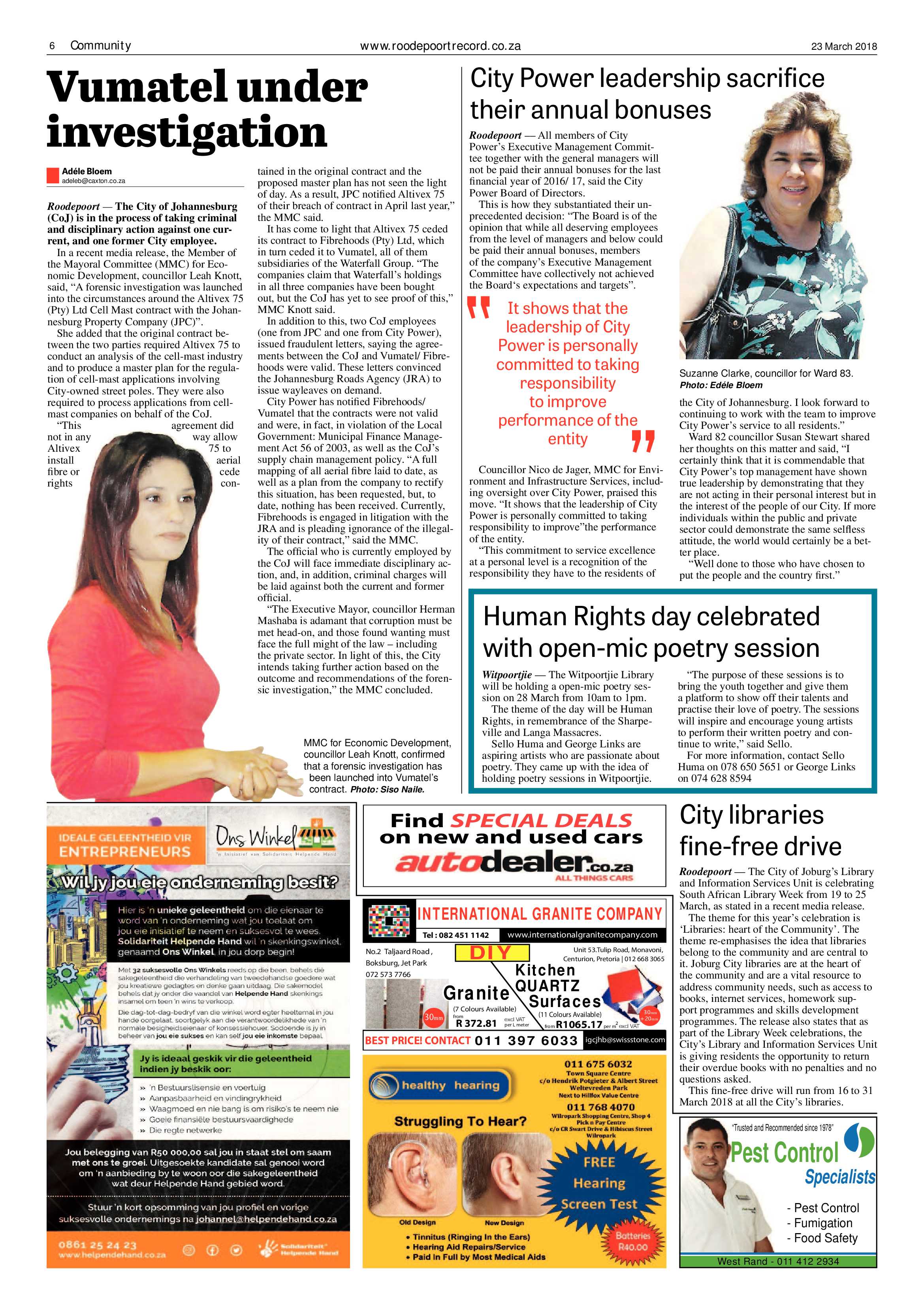 Roodepoort Record 23 March 2018 page 6