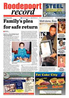 Roodepoort Record 23 March 2018