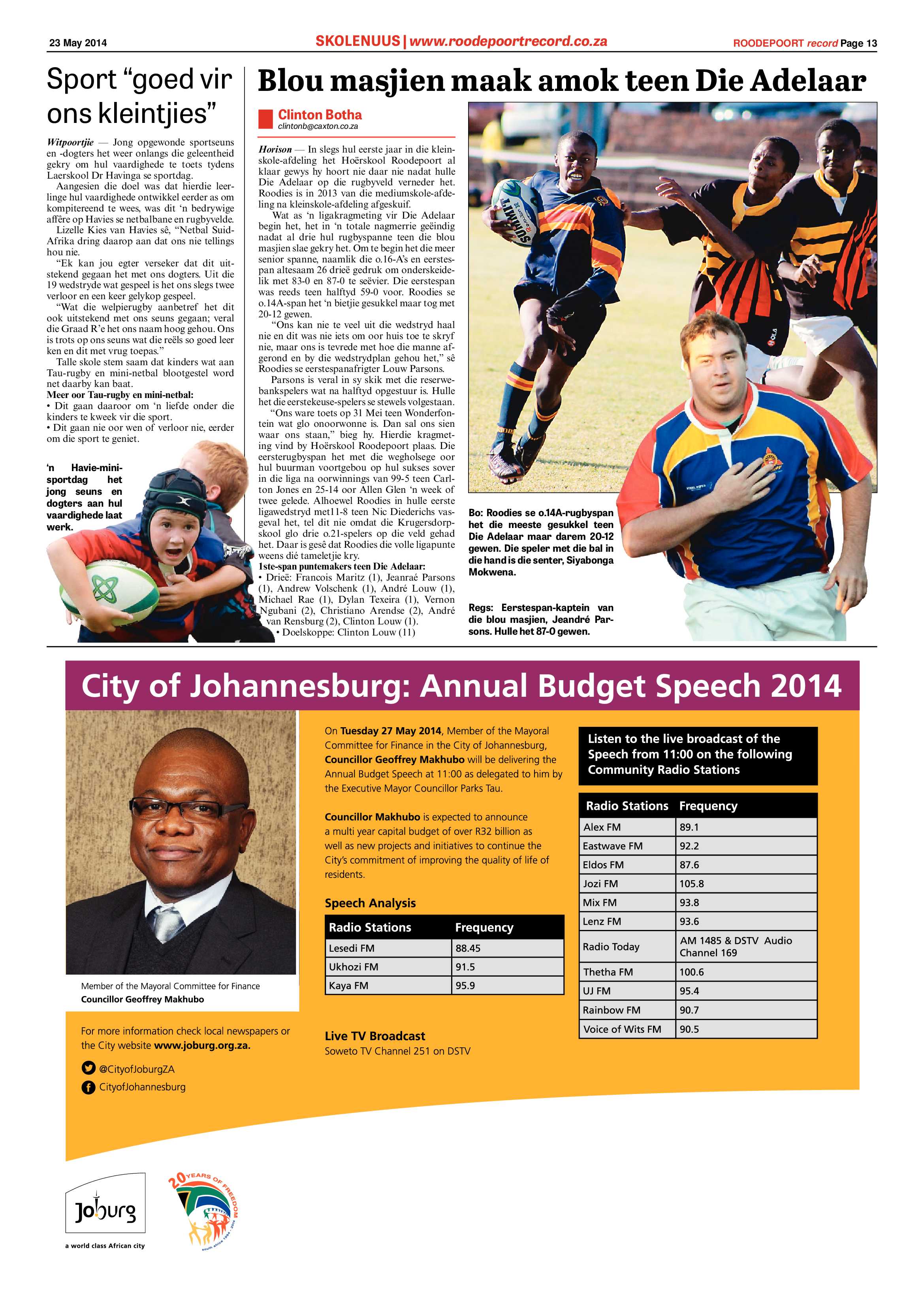 Roodepoort Record 23 May 2014 page 13