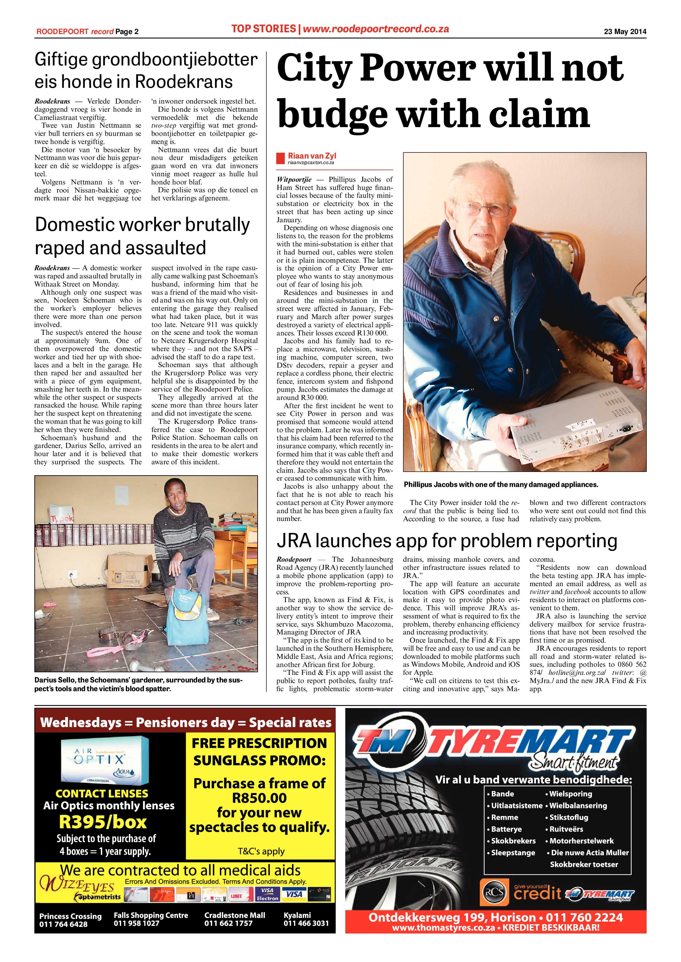 Roodepoort Record 23 May 2014 page 2