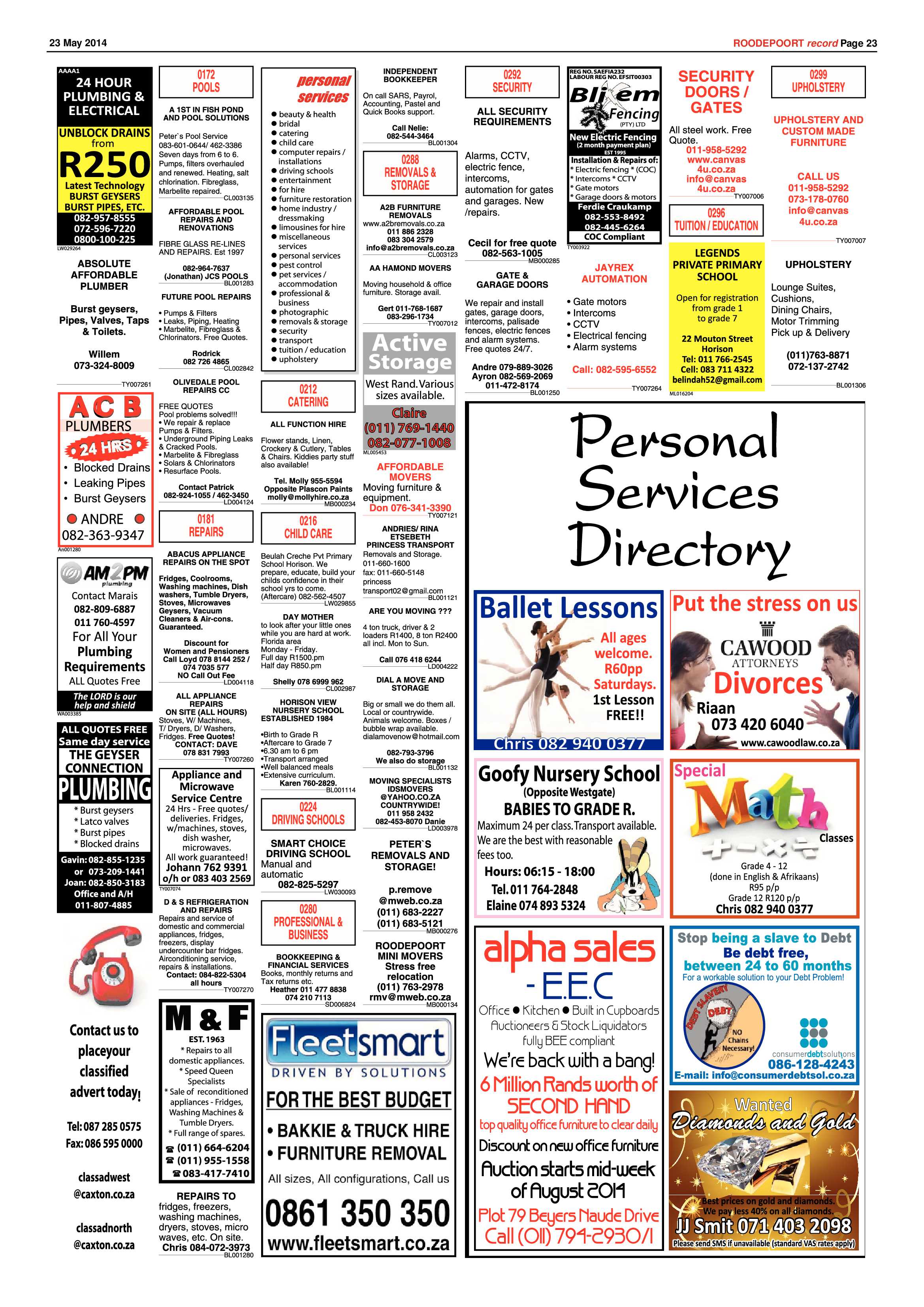 Roodepoort Record 23 May 2014 page 23