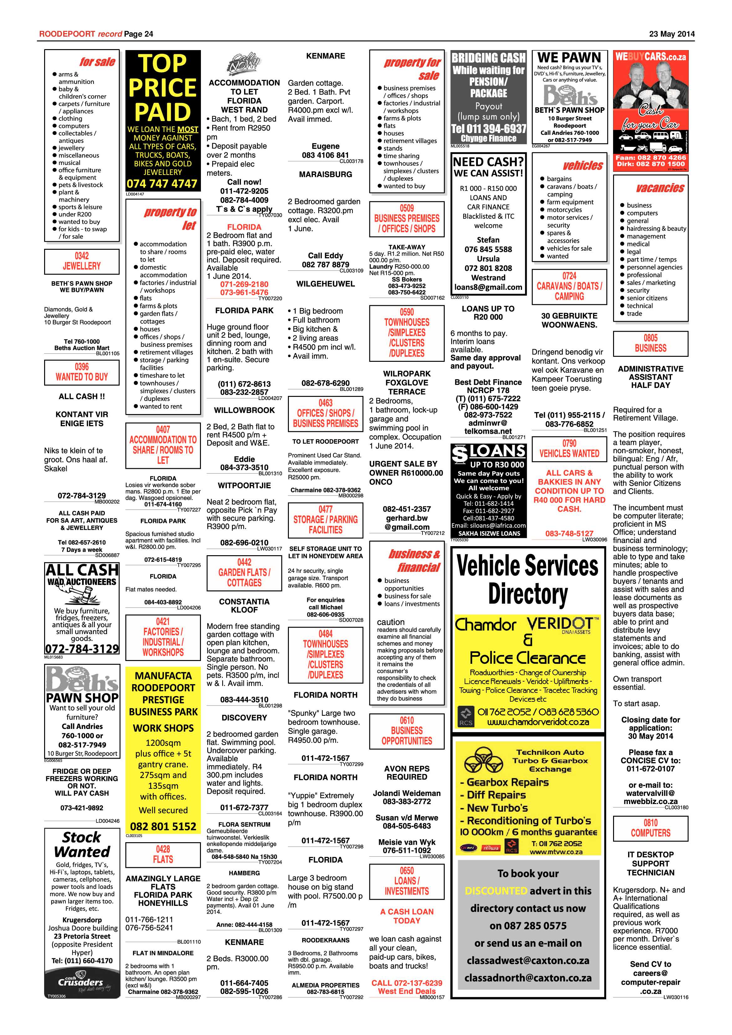Roodepoort Record 23 May 2014 page 24