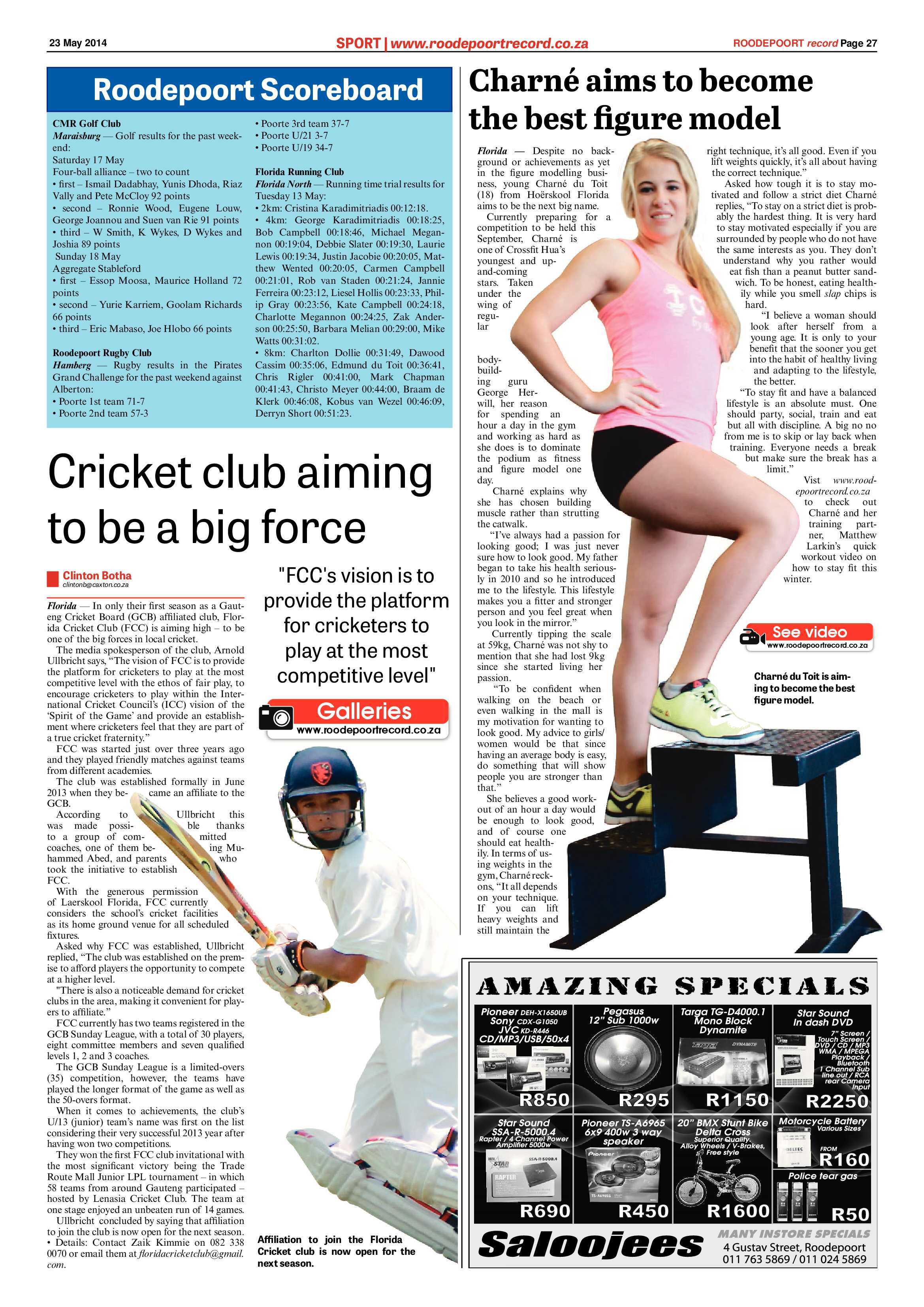 Roodepoort Record 23 May 2014 page 27