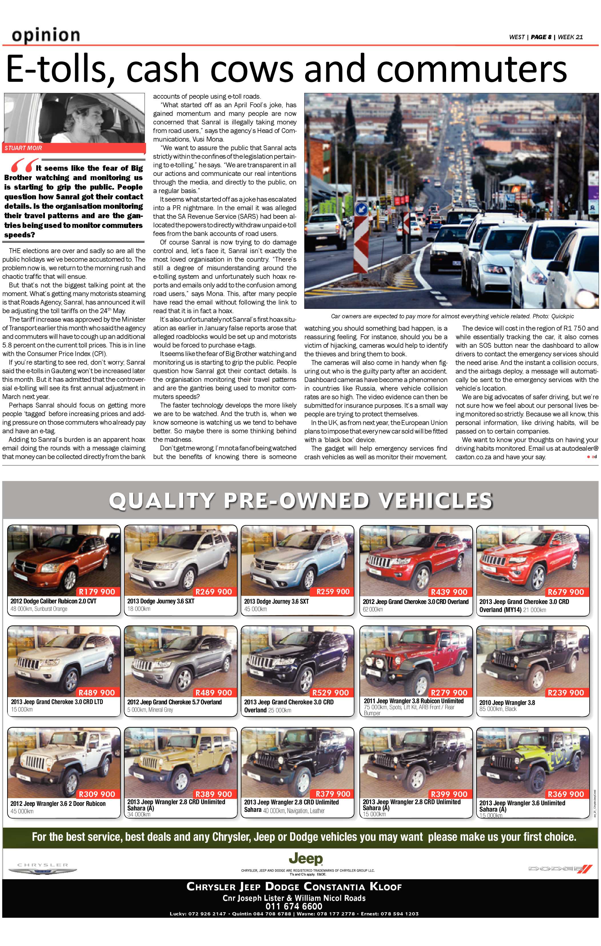 Roodepoort Record 23 May 2014 page 36