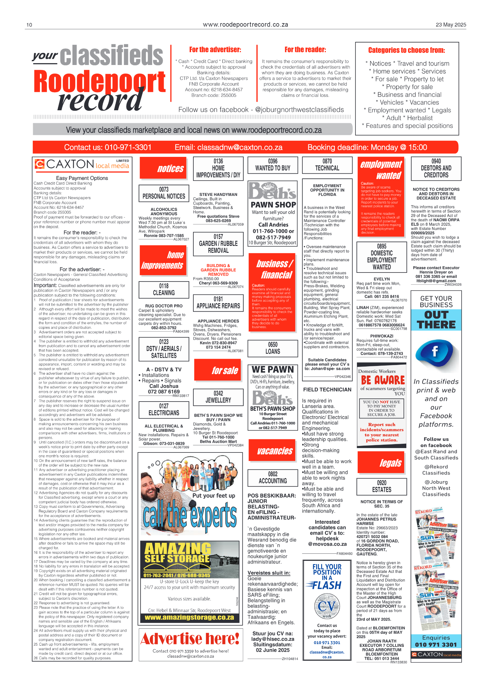 Roodepoort Record 23 May 2025 page 10