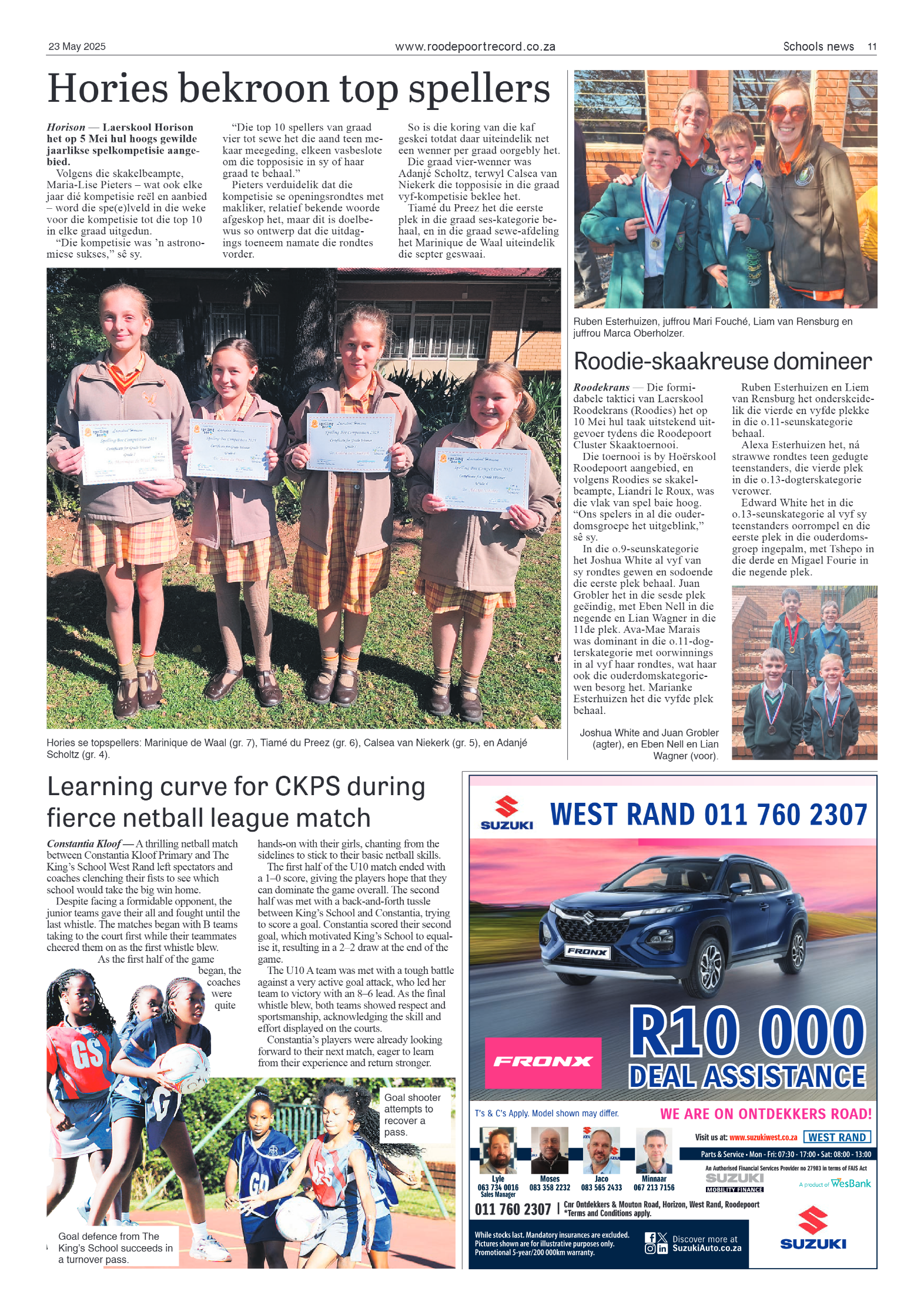 Roodepoort Record 23 May 2025 page 11