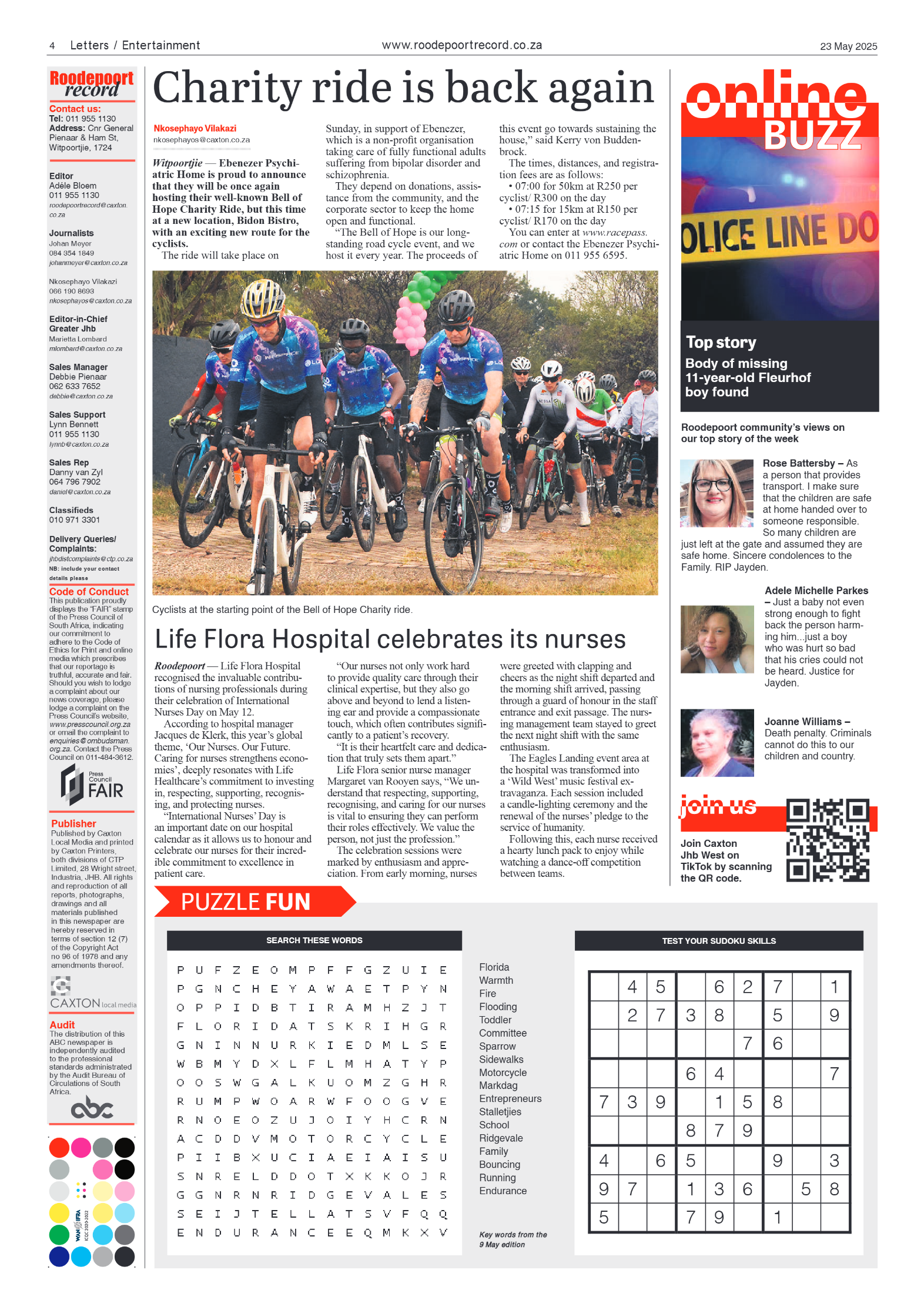 Roodepoort Record 23 May 2025 page 4
