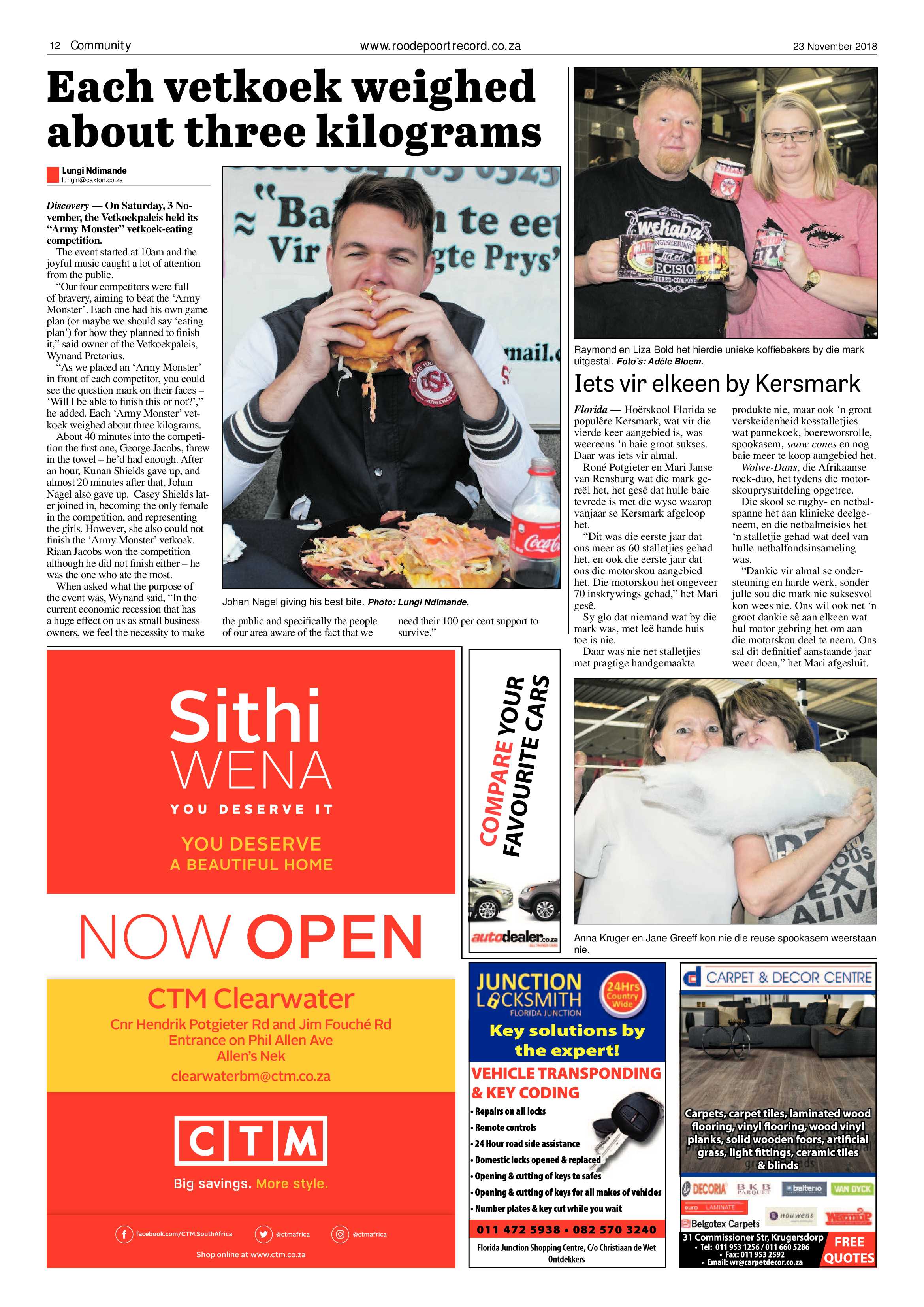 Roodepoort Record 23 November 2018 page 12