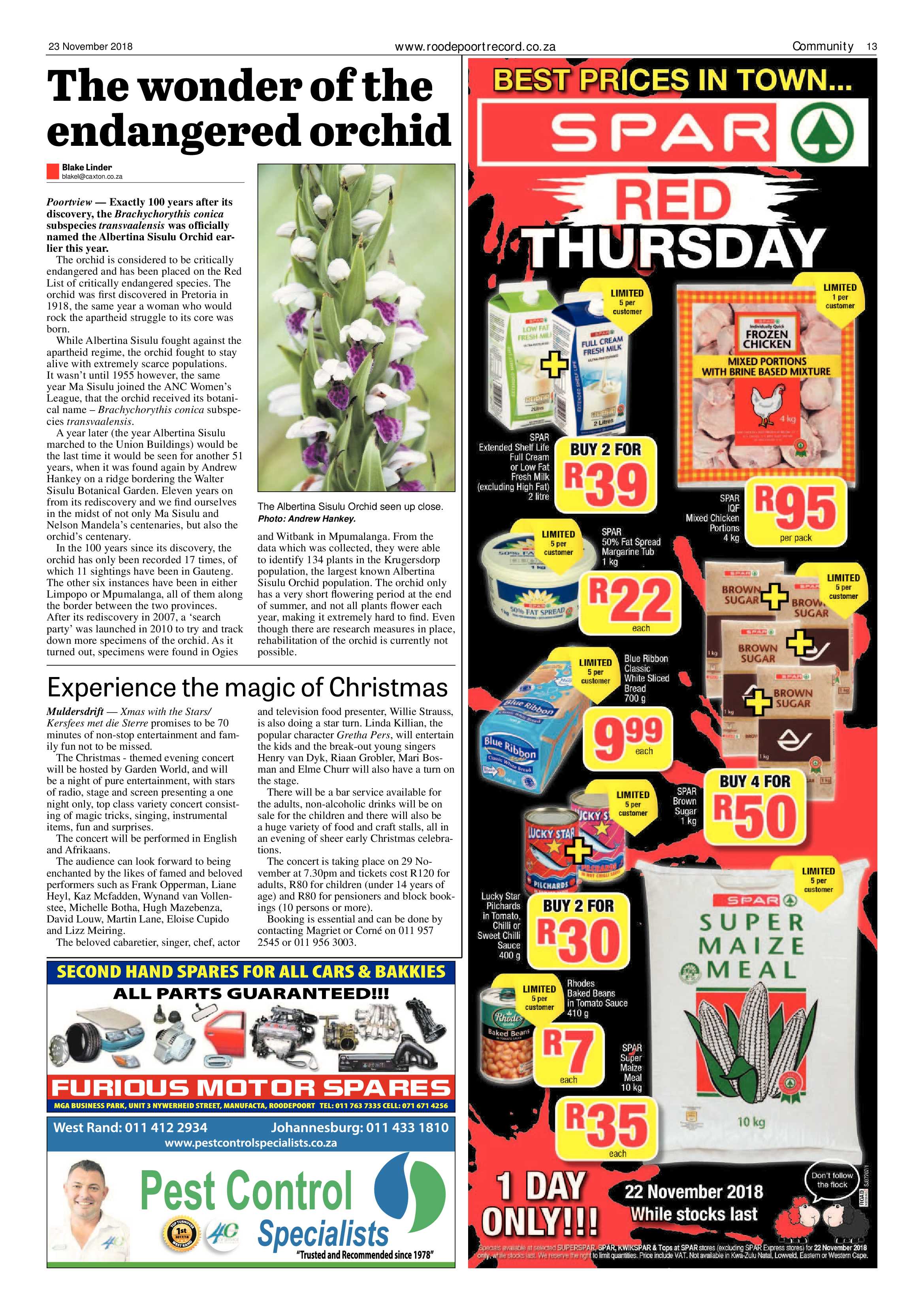 Roodepoort Record 23 November 2018 page 13