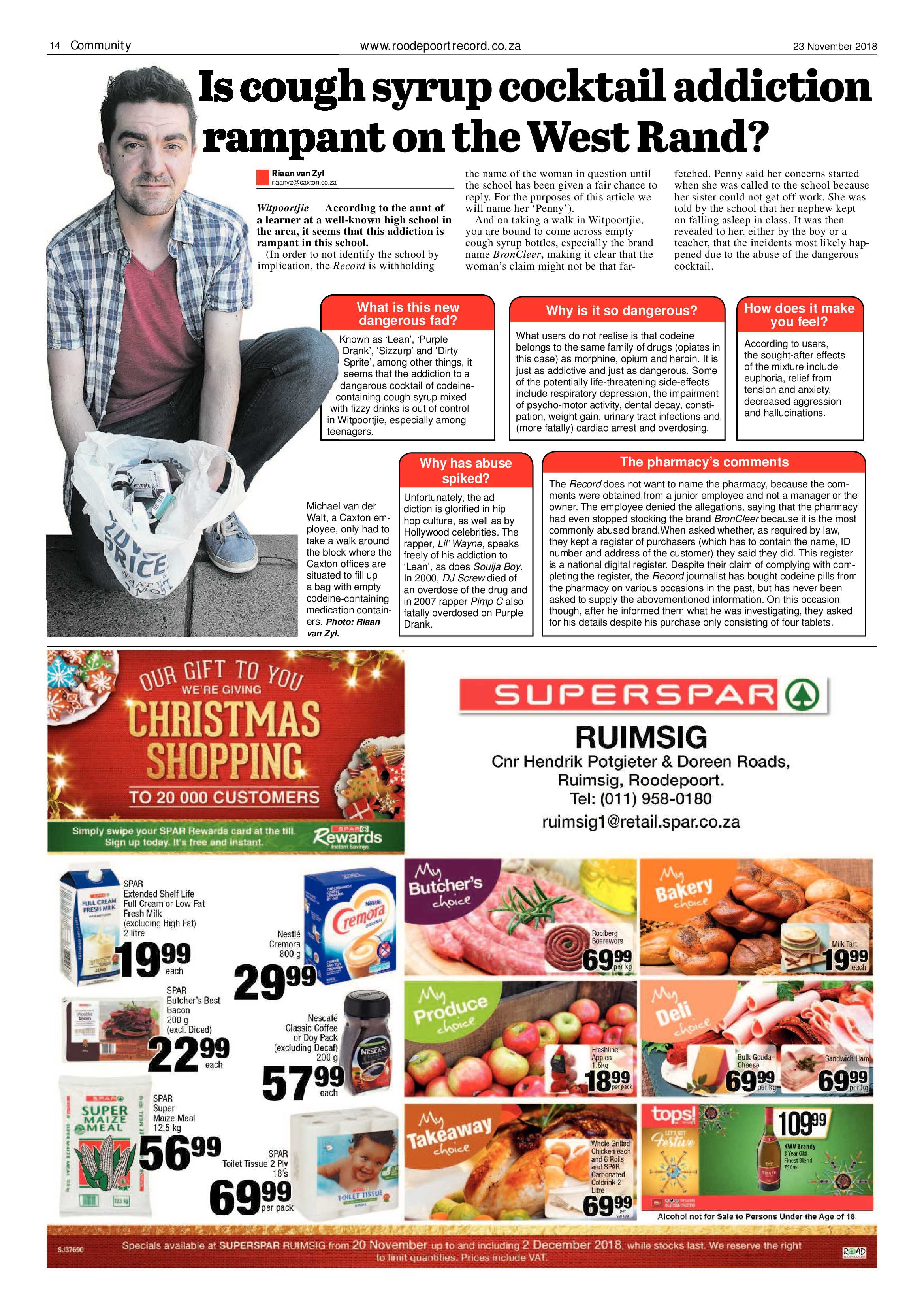 Roodepoort Record 23 November 2018 page 14