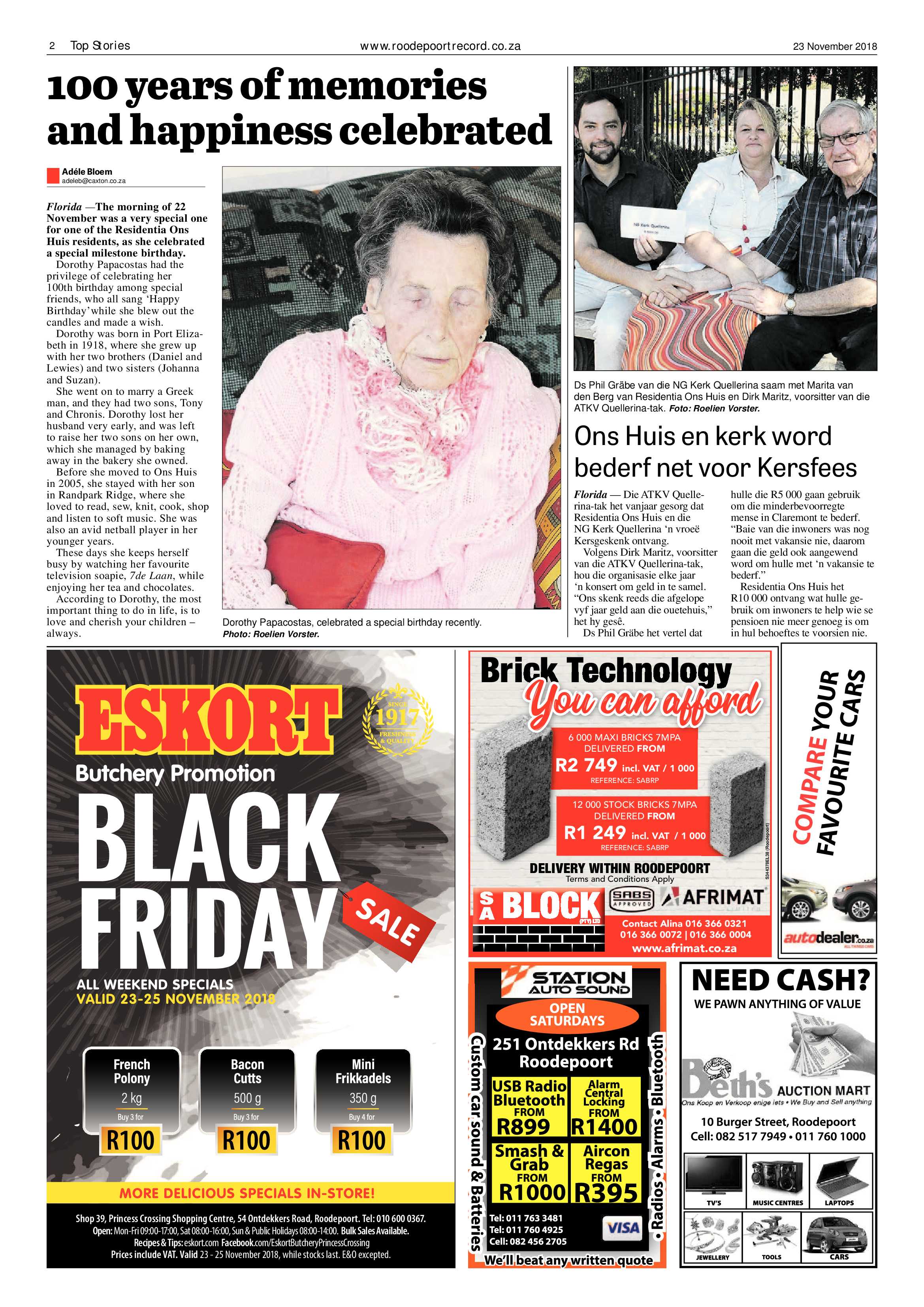 Roodepoort Record 23 November 2018 page 2