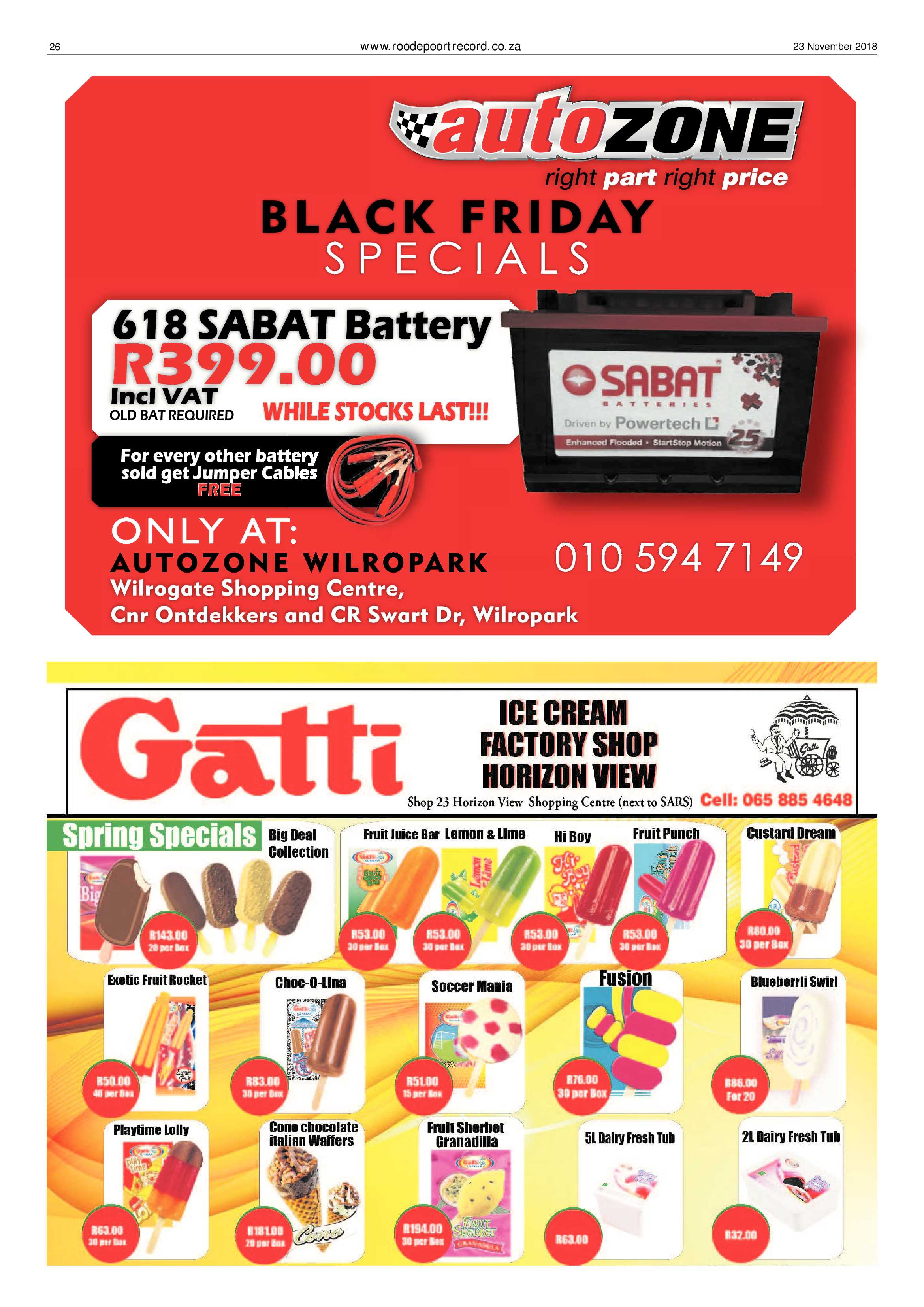 Roodepoort Record 23 November 2018 page 26