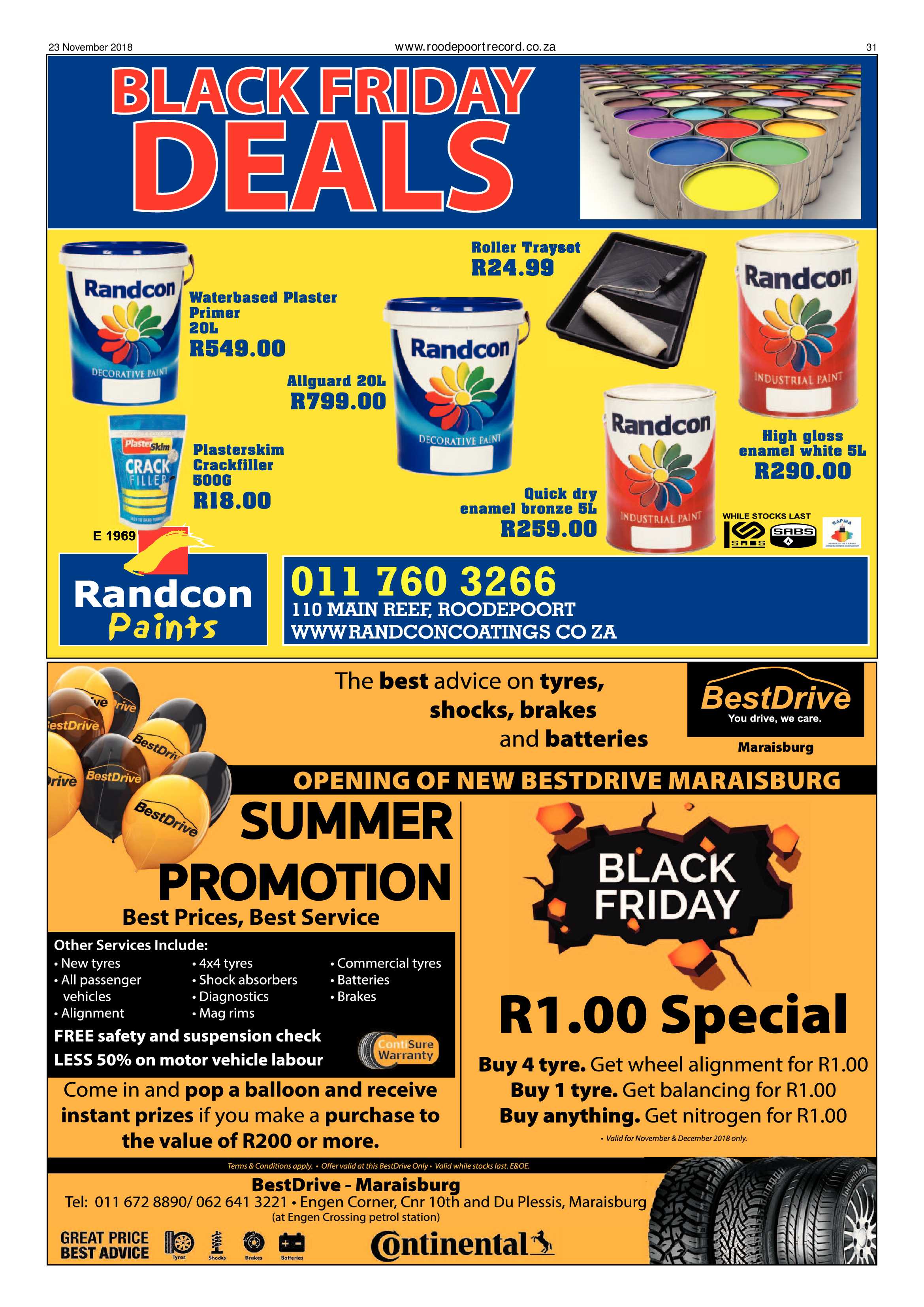 Roodepoort Record 23 November 2018 page 31