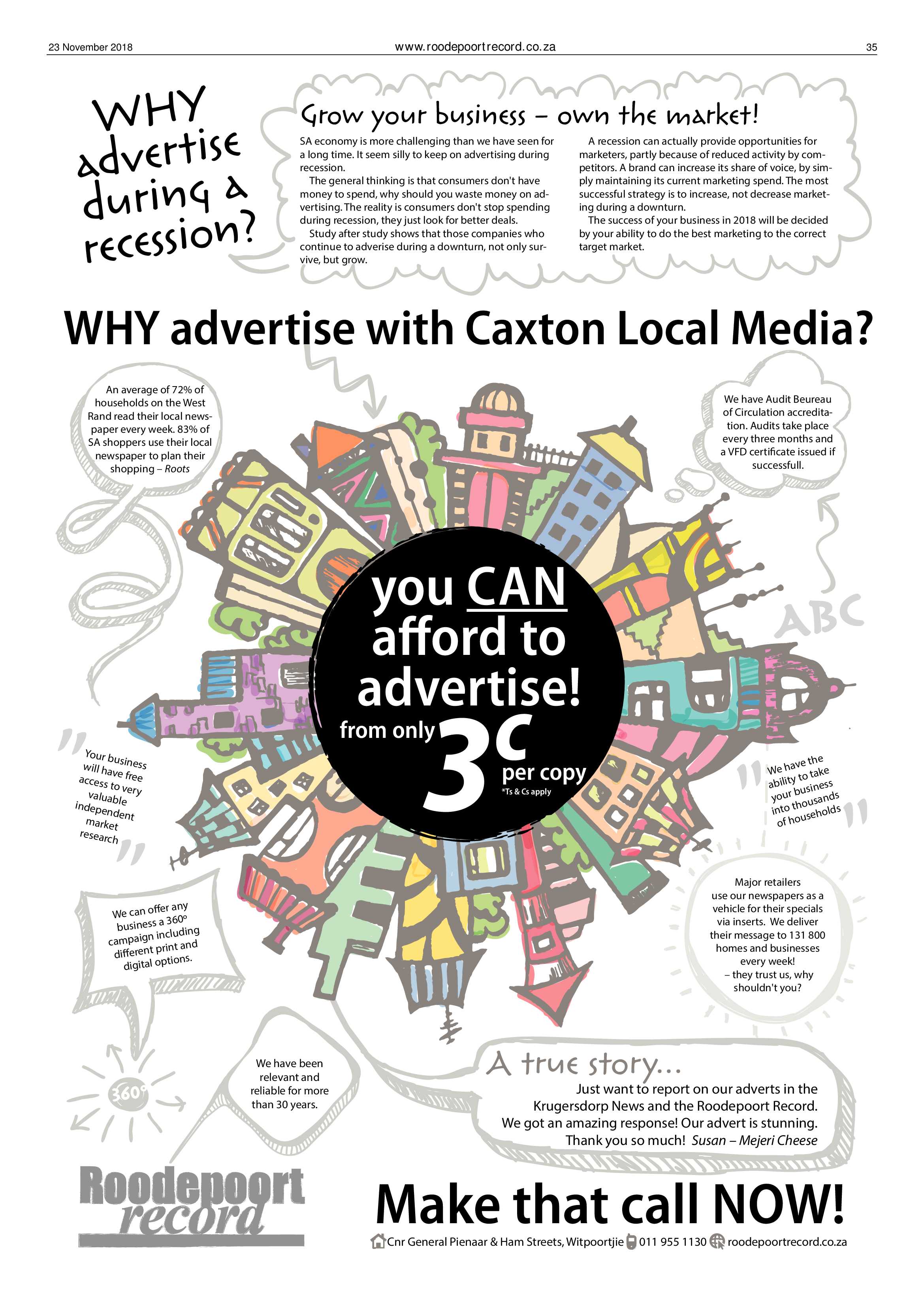 Roodepoort Record 23 November 2018 page 35