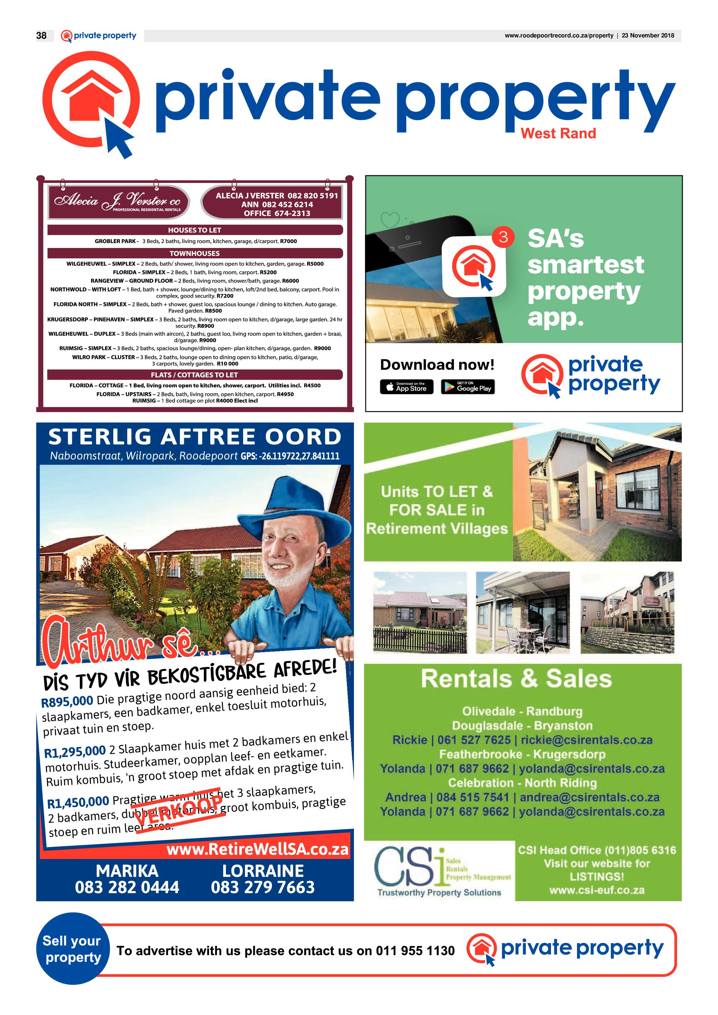Roodepoort Record 23 November 2018 page 38
