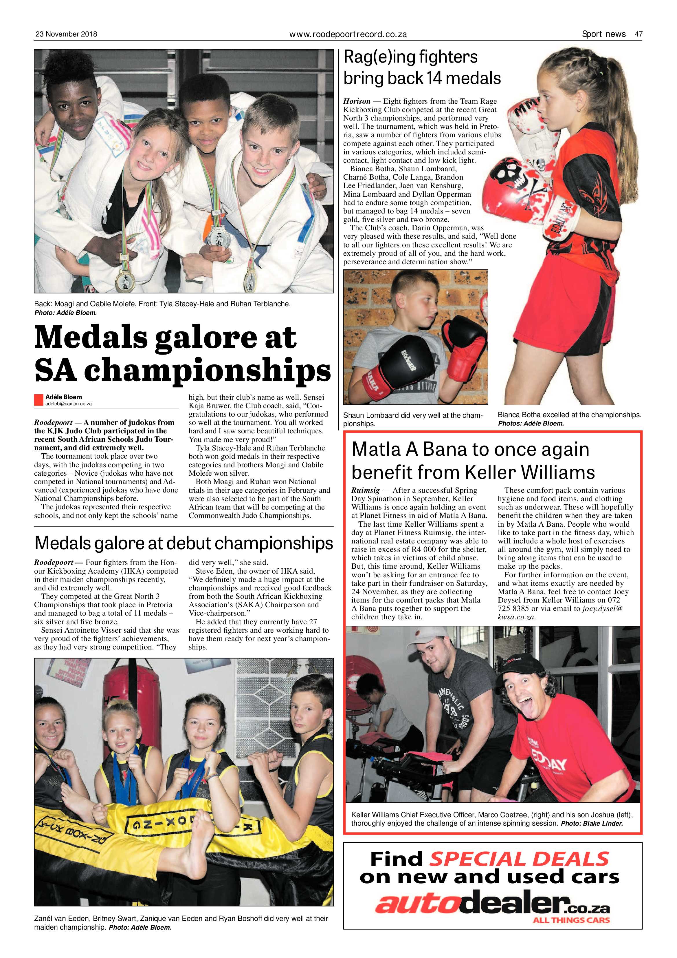 Roodepoort Record 23 November 2018 page 47