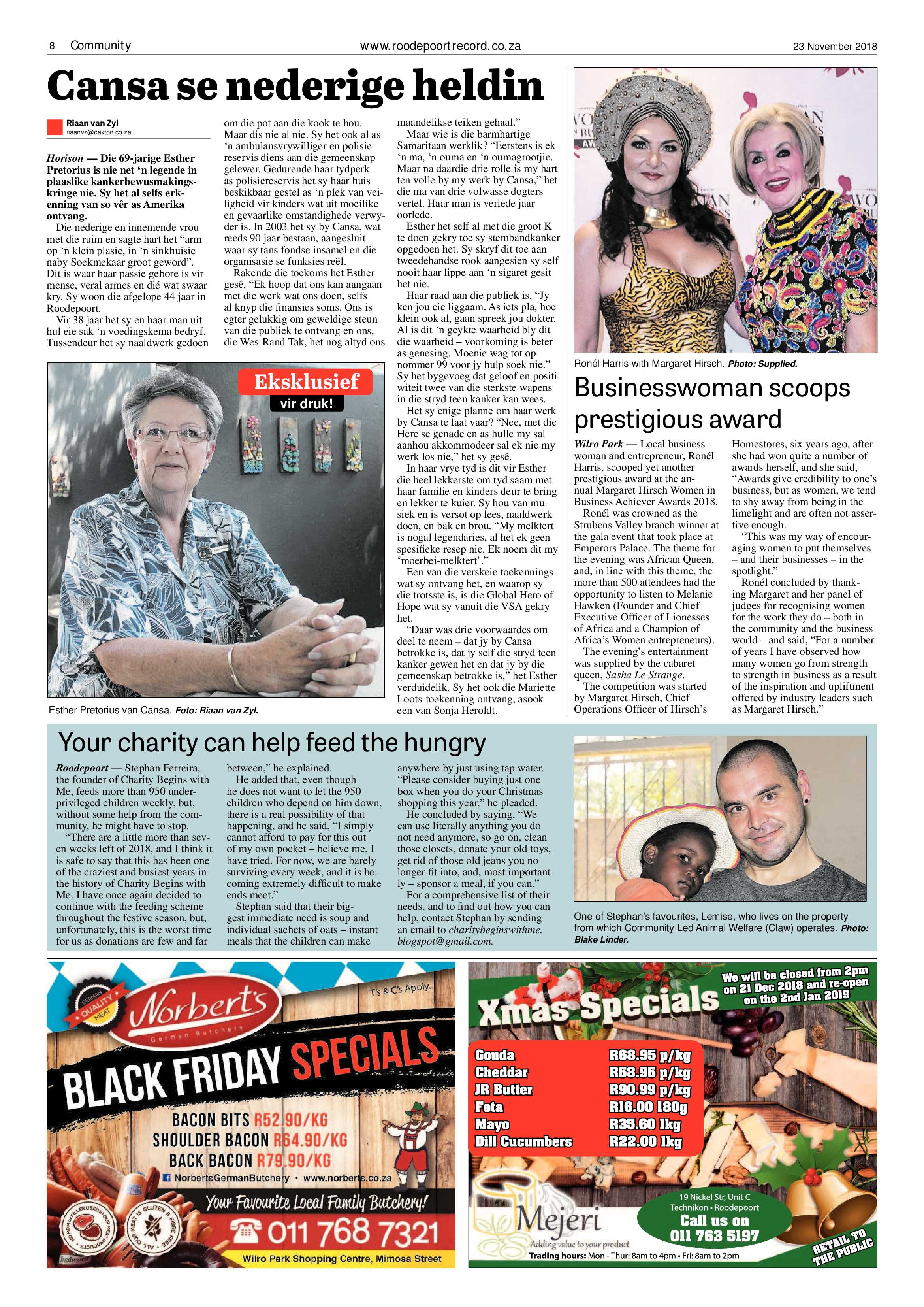 Roodepoort Record 23 November 2018 page 8