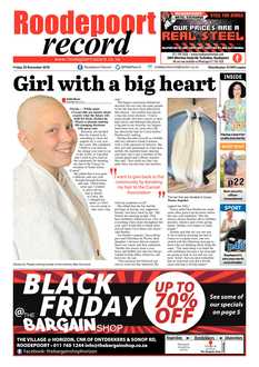 Roodepoort Record 23 November 2018