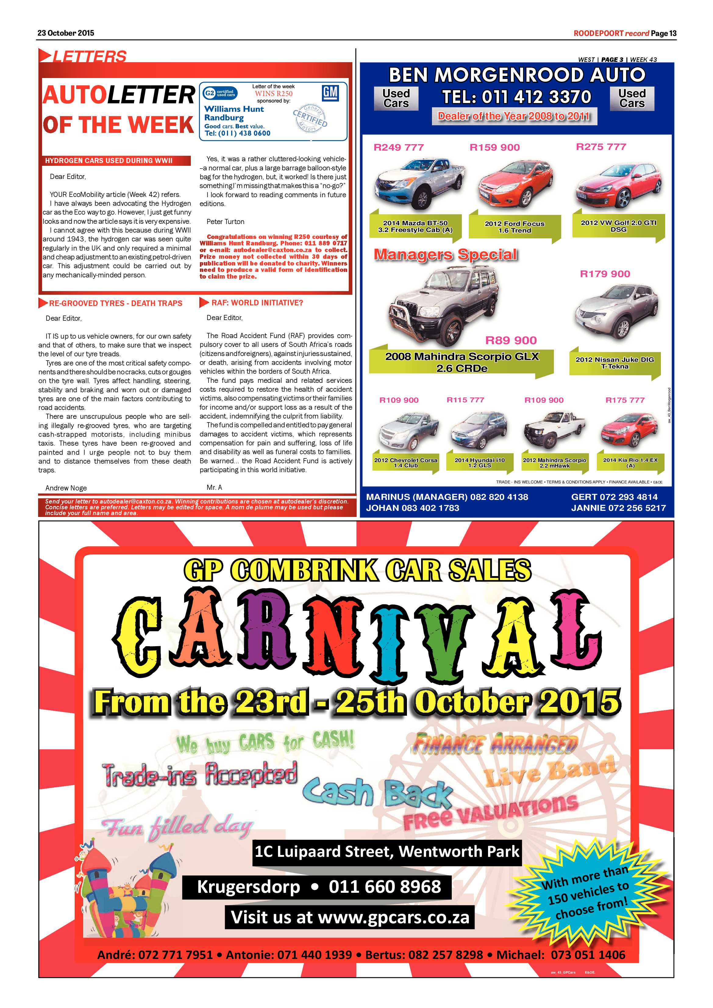 Roodepoort Record 23 October 2015 page 13