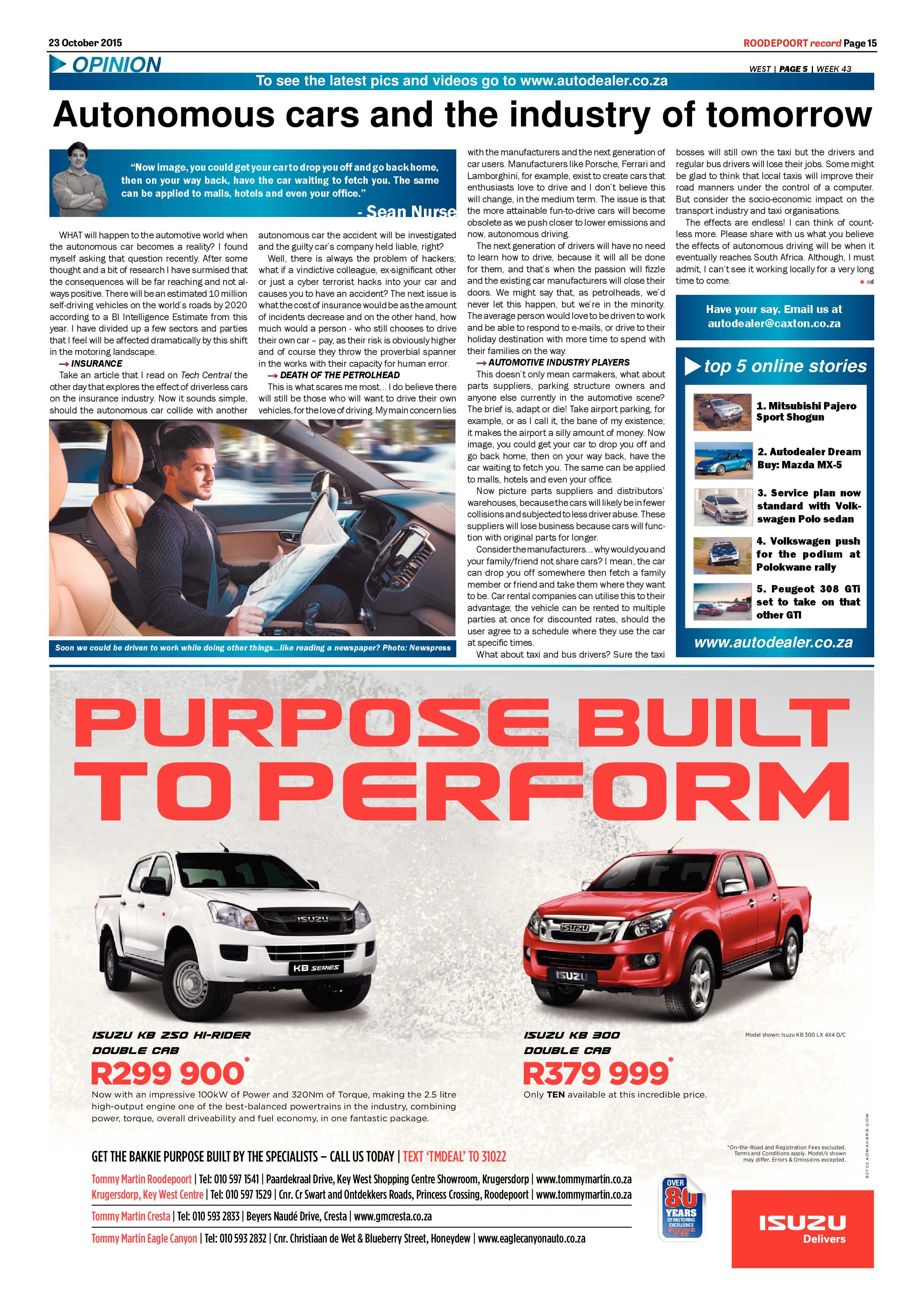 Roodepoort Record 23 October 2015 page 15