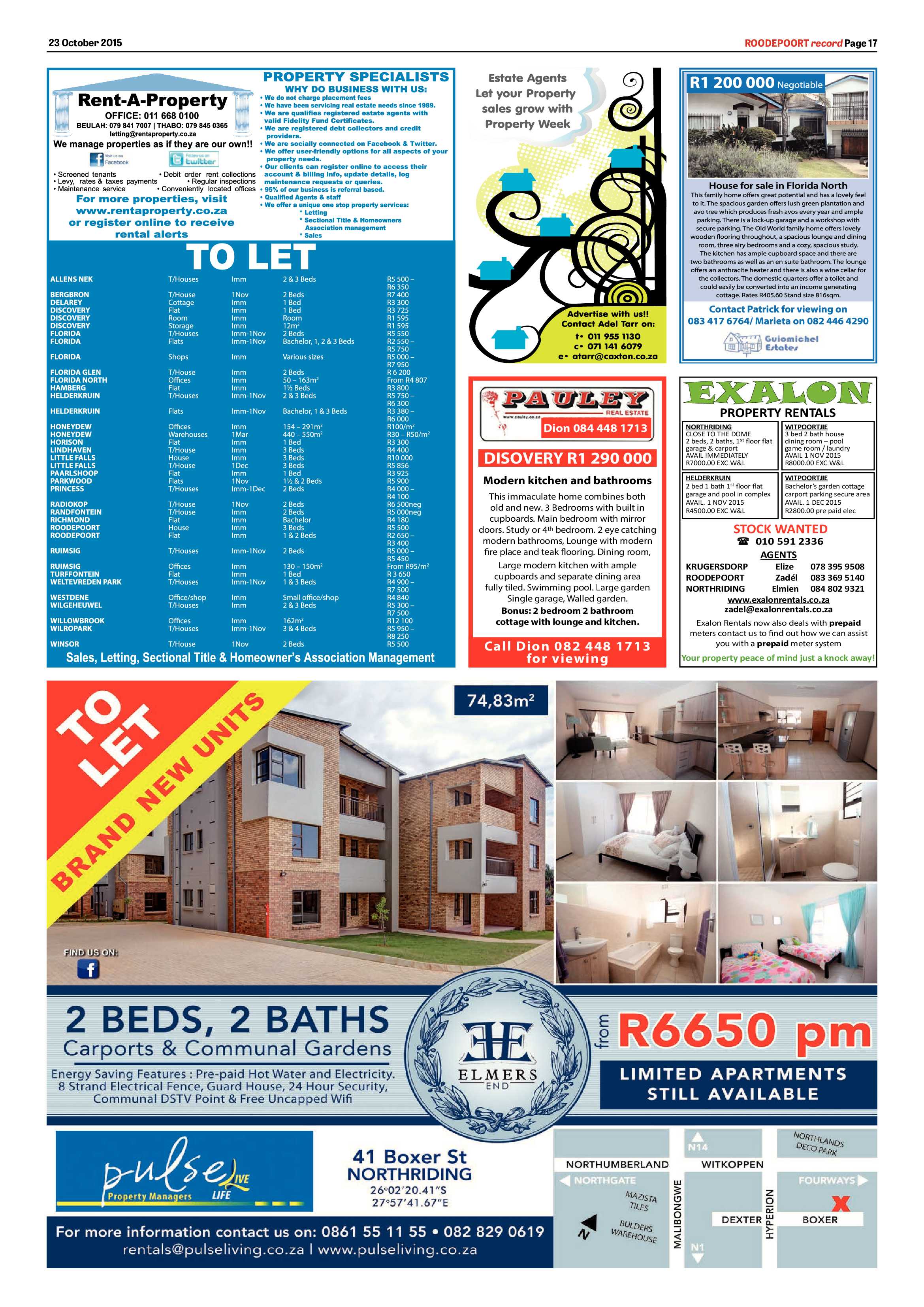 Roodepoort Record 23 October 2015 page 17