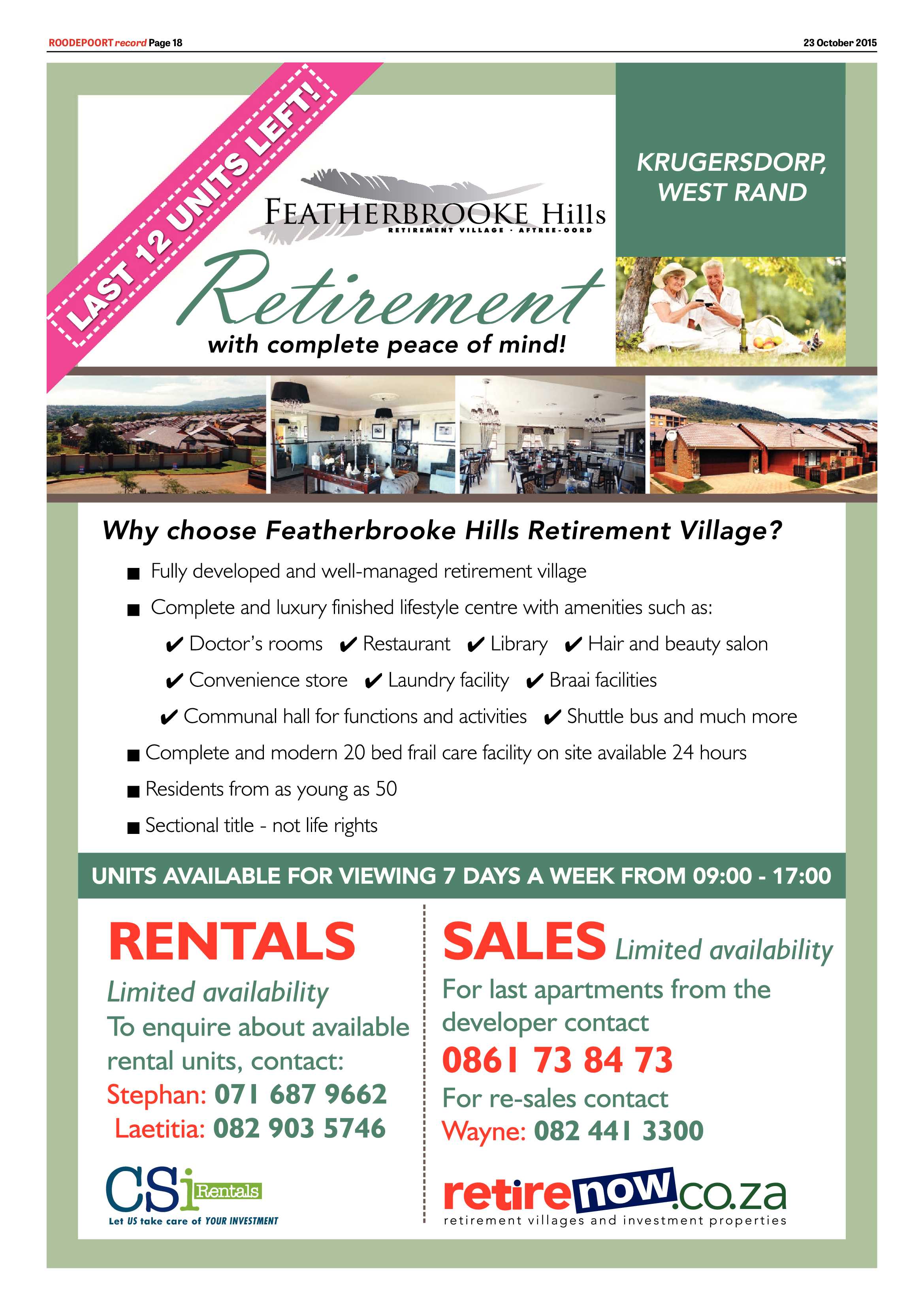 Roodepoort Record 23 October 2015 page 18